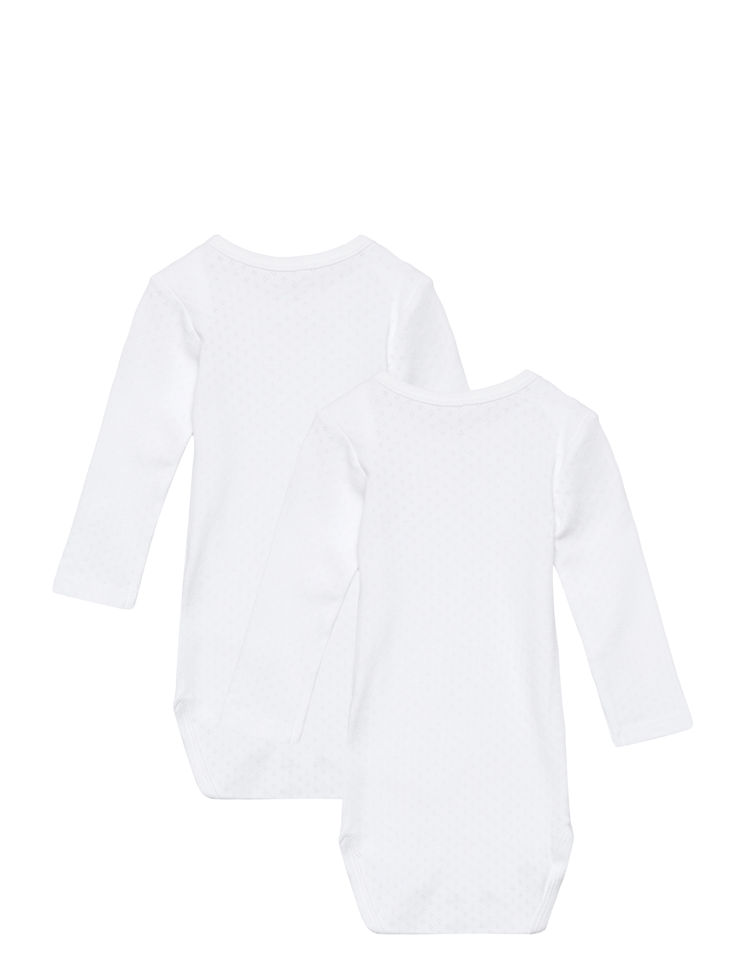 name it - NBFBODY 2P LS WHITE NEEDLEDROP NOOS - bright white - 1