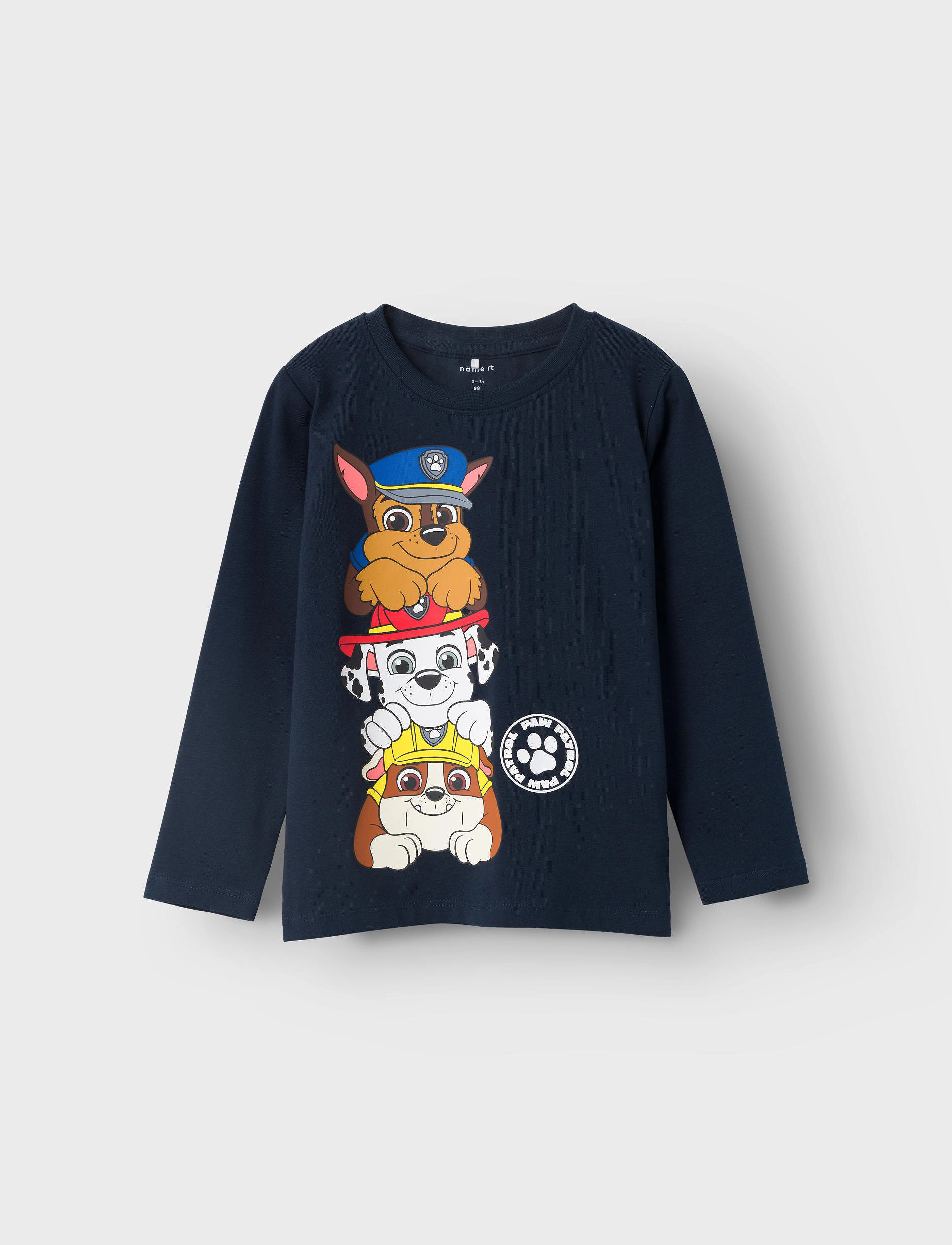 name it - NMMJUSUL PAWPATROL LS TOP NOOS CPLG - dark sapphire - 3
