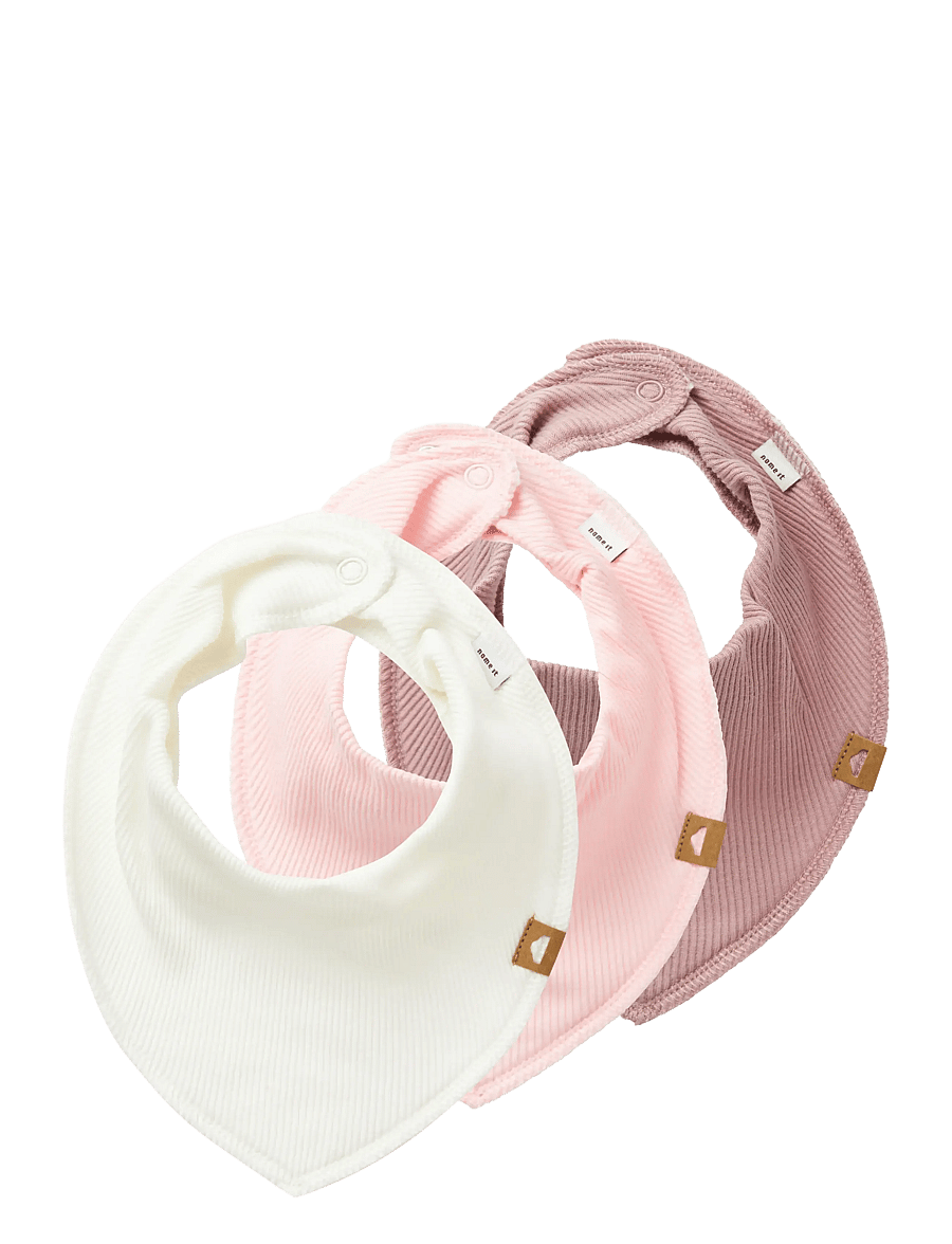 name it - NBNYVETTI 3P SCARF BIB NOOS - Ärmlösa haklappar - parfait pink - 1
