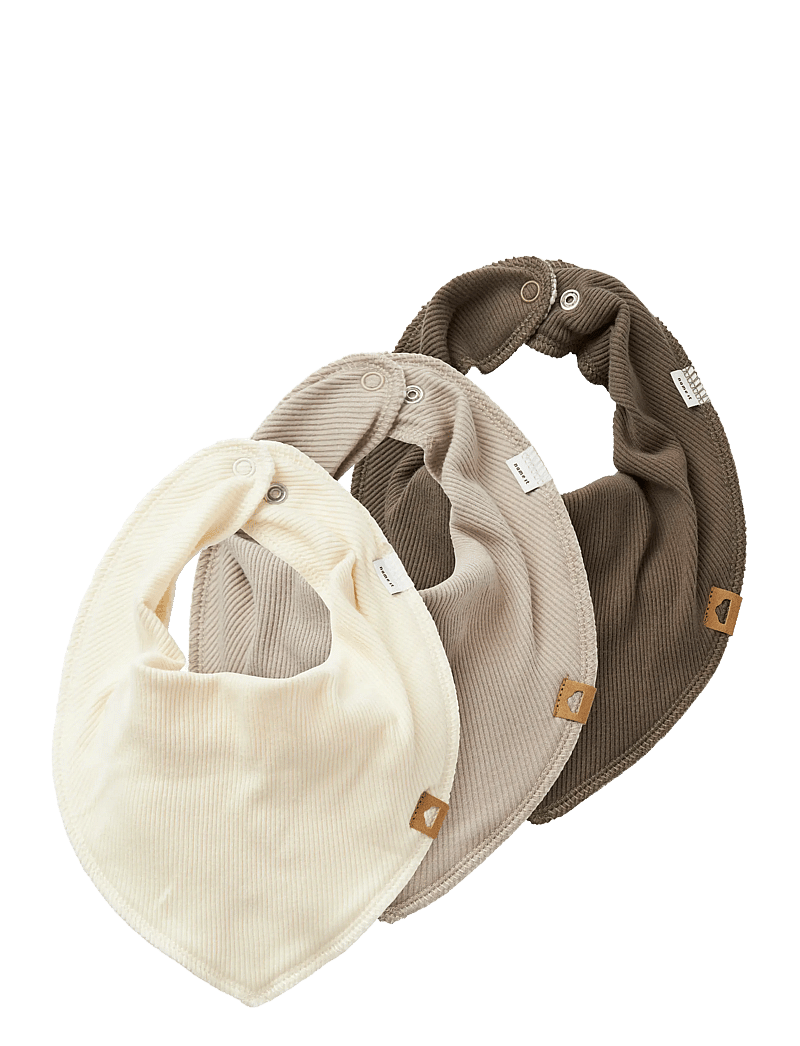 name it - NBNYVETTI 3P SCARF BIB NOOS - Śliniaki bez rękawów - pure cashmere - 0