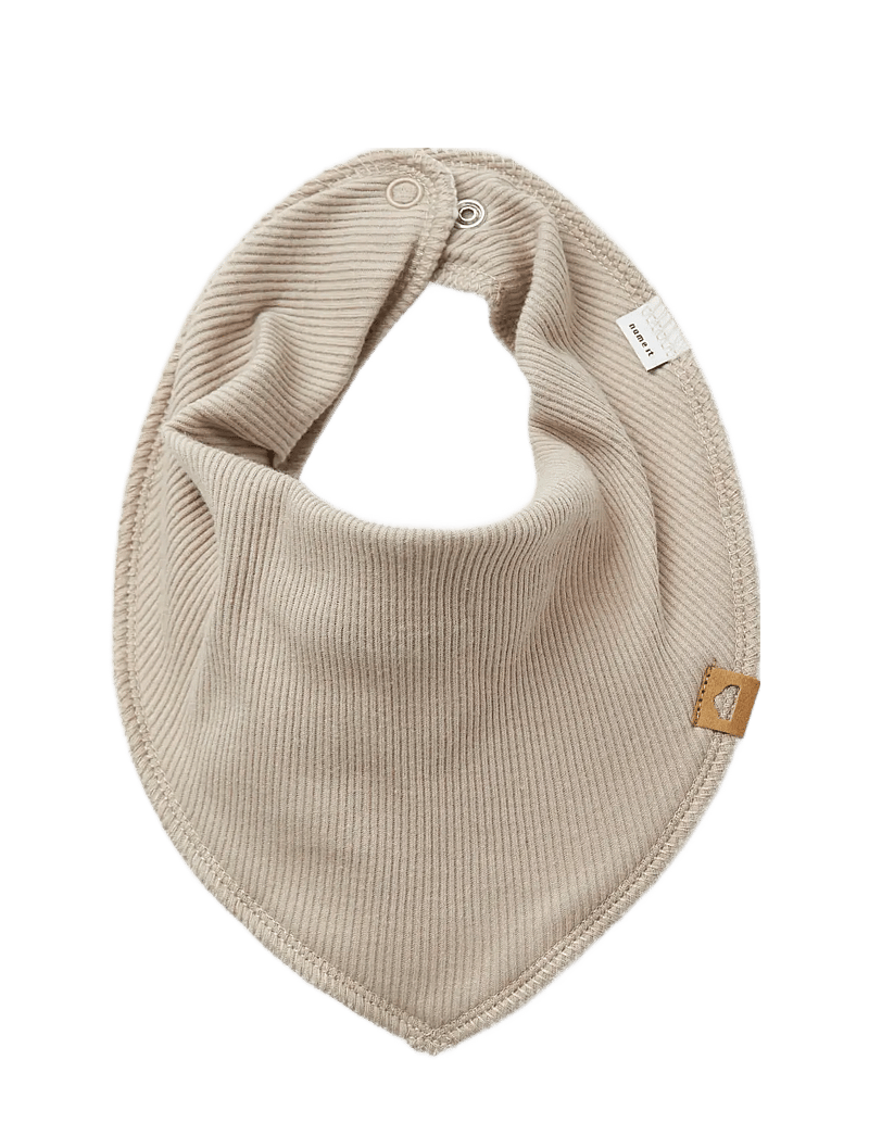 name it - NBNYVETTI 3P SCARF BIB NOOS - Śliniaki bez rękawów - pure cashmere - 2