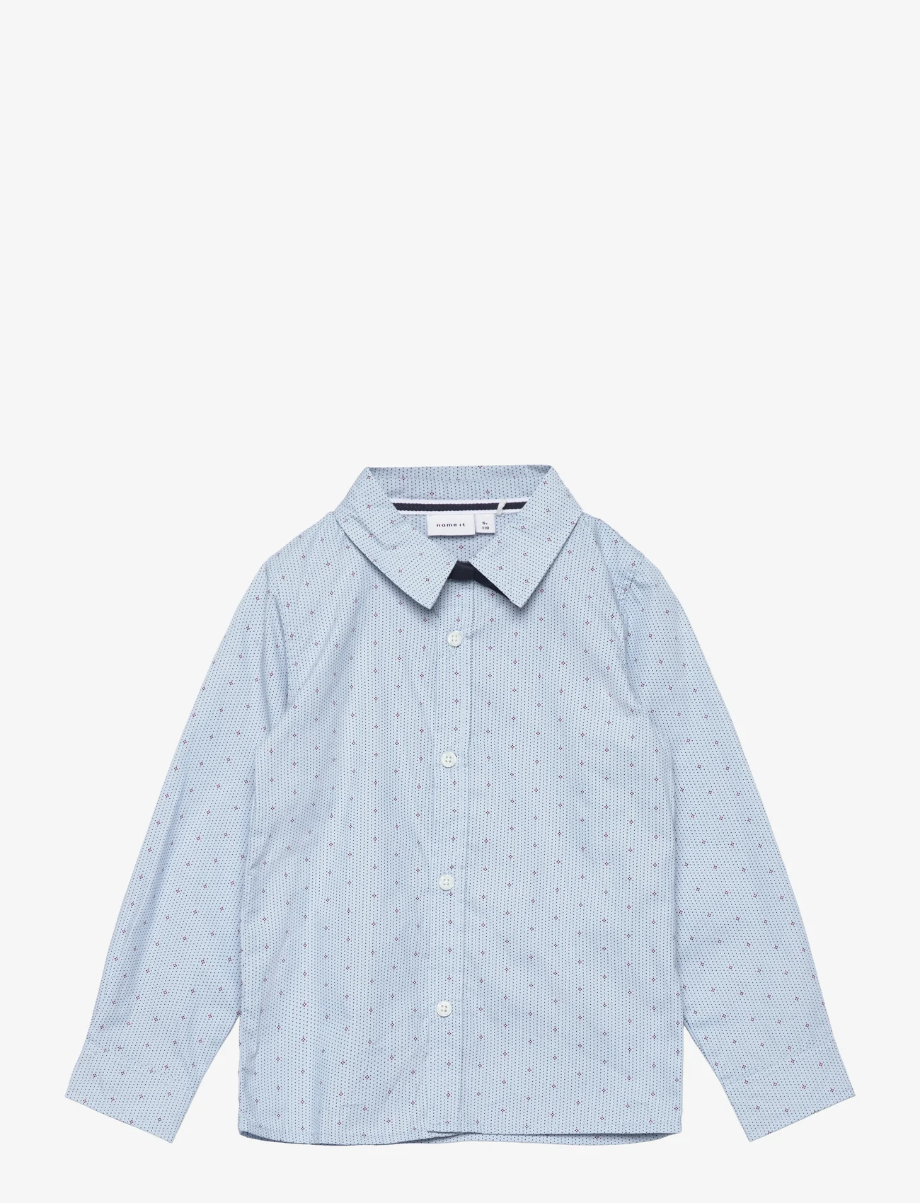 name it - NMMRIZA SHIRT R - langermede skjorter - cashmere blue - 0