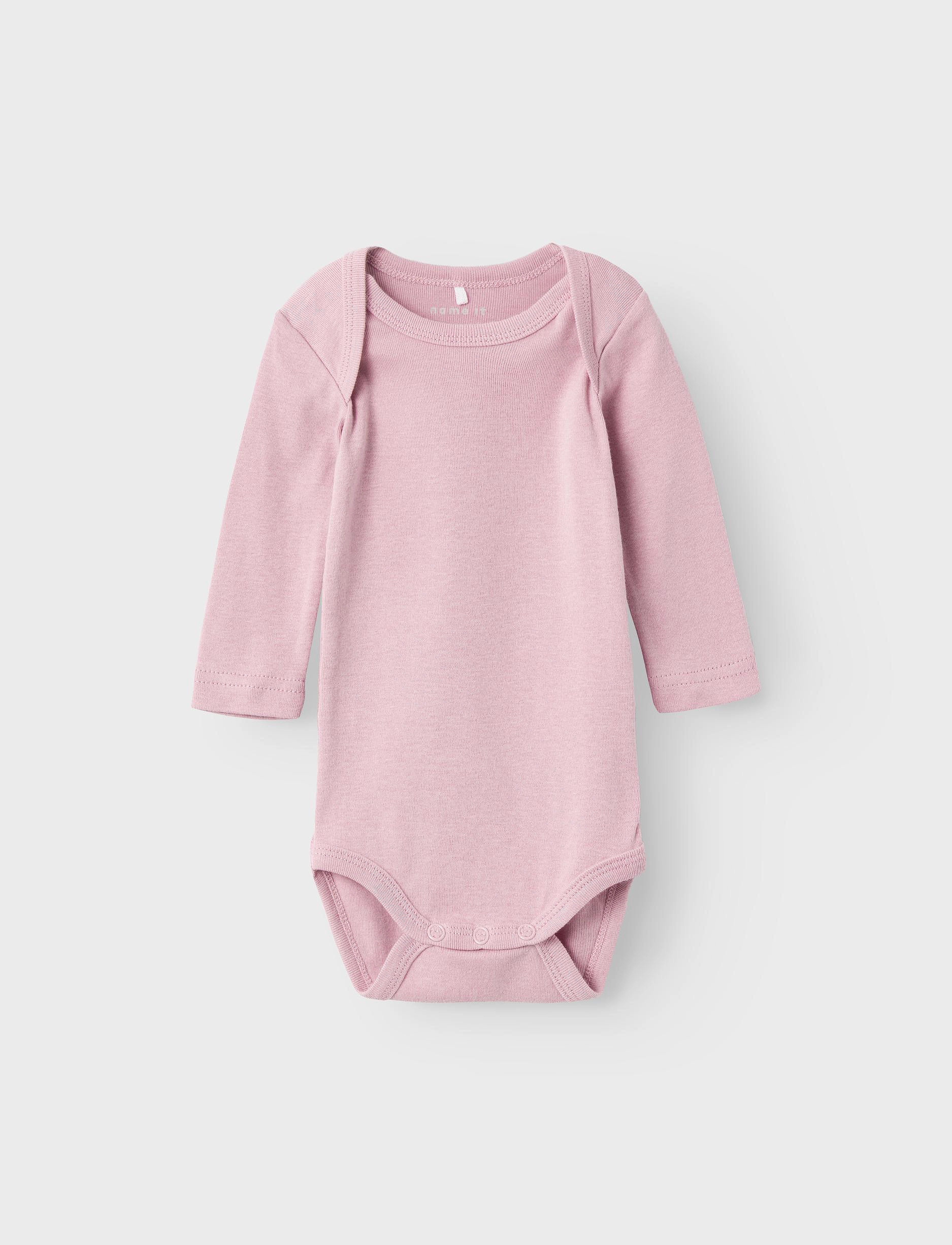 name it - NBFBODY 2P LS BUTTERCREAM FLORAL NOOS - buttercream - 3