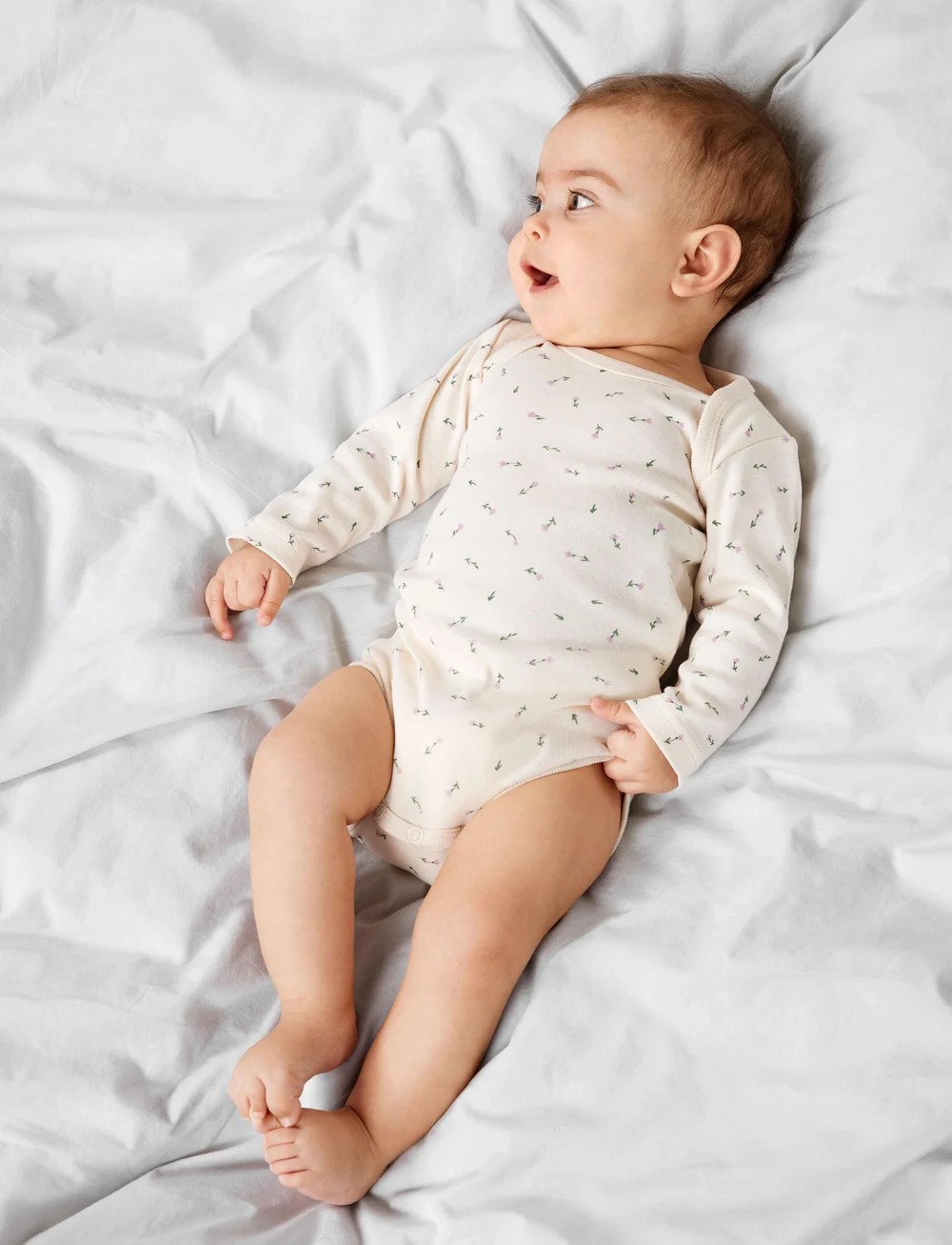 name it - NBFBODY 2P LS BUTTERCREAM FLORAL NOOS - bodysetit - buttercream - 5