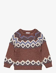 name it - NBMRAMLO LS KNIT - jumpers - mustang - 0