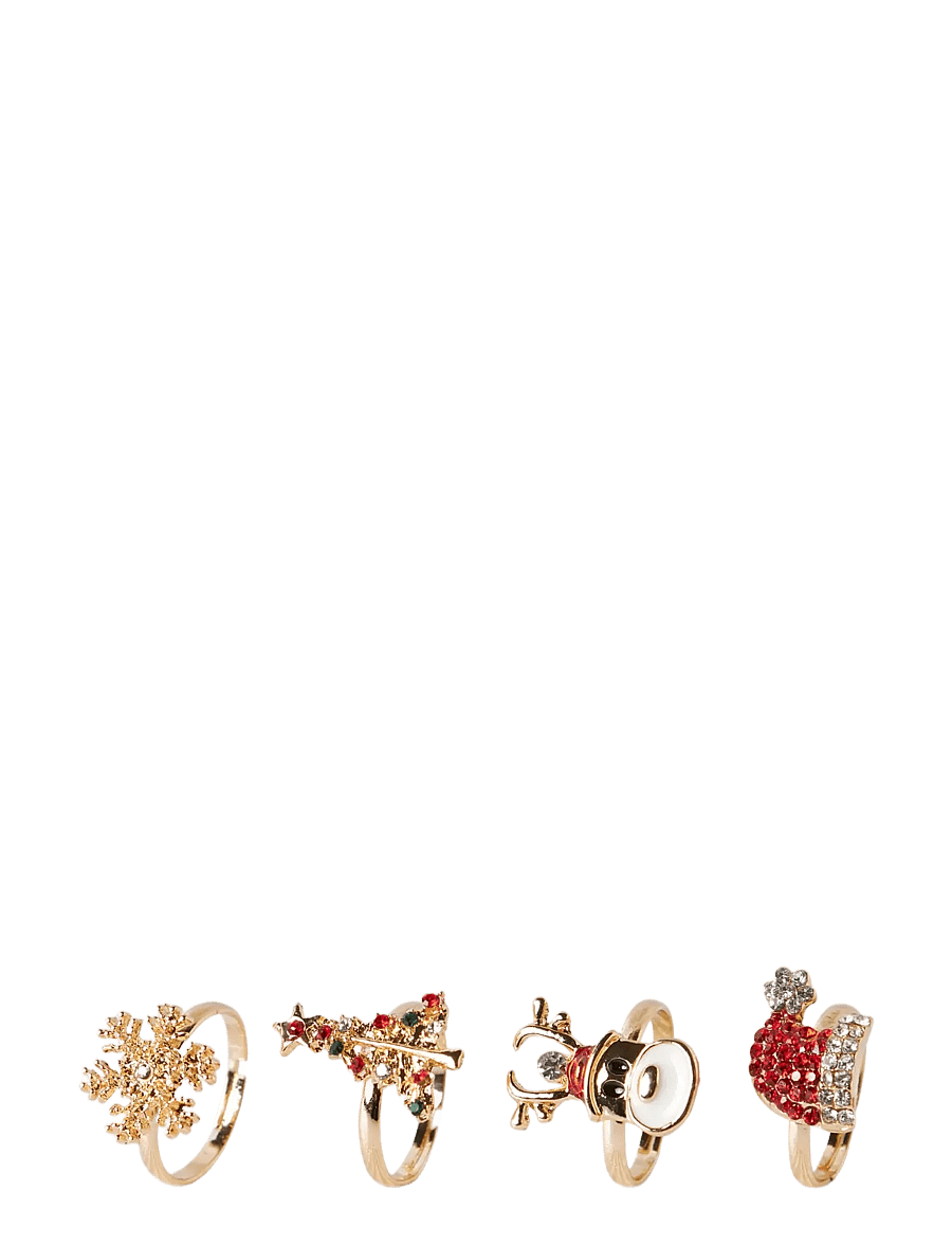 name it - NKFACC-OMARY 4P RINGBOX - ringe - gold colour - 1