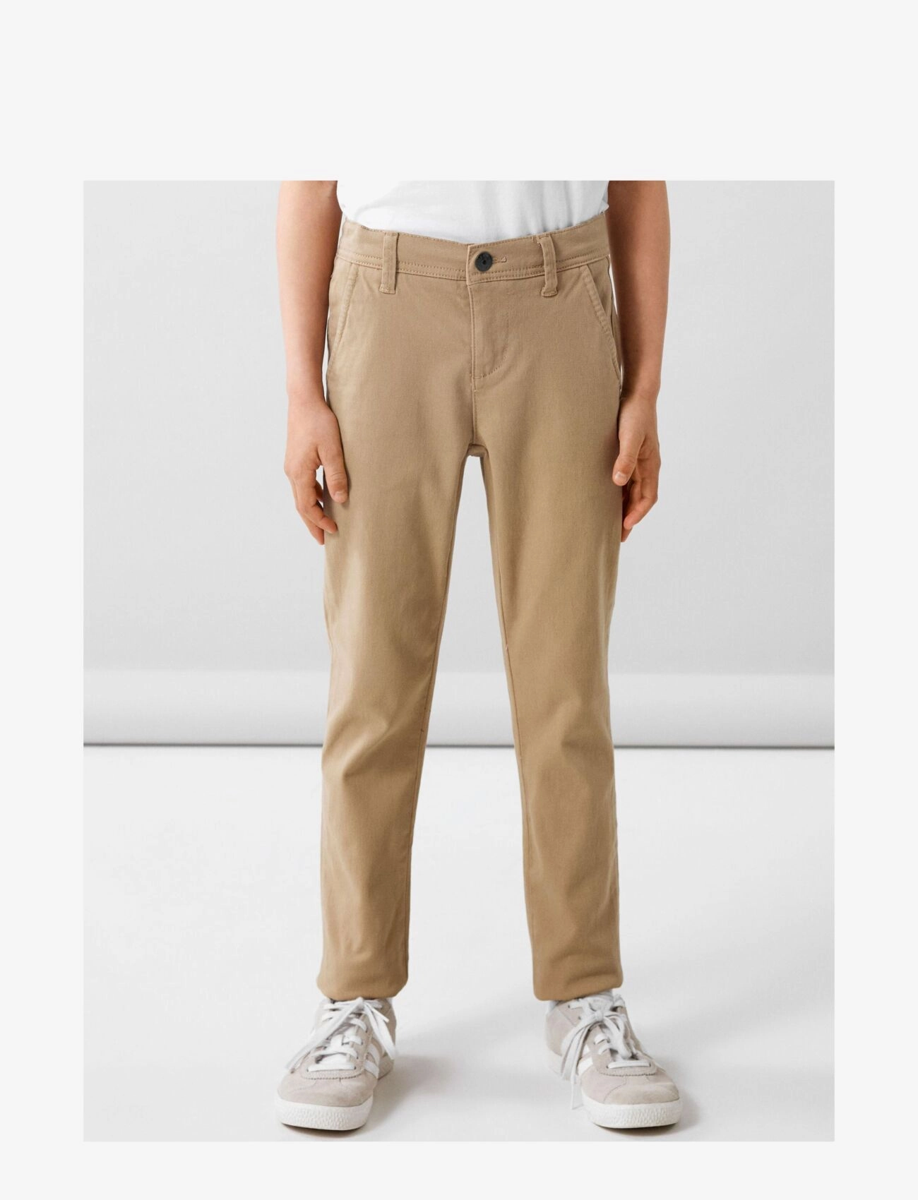 name it - NKMSILAS XSL CHINO TWI PANT 2222-DR NOOS - kelp - 4