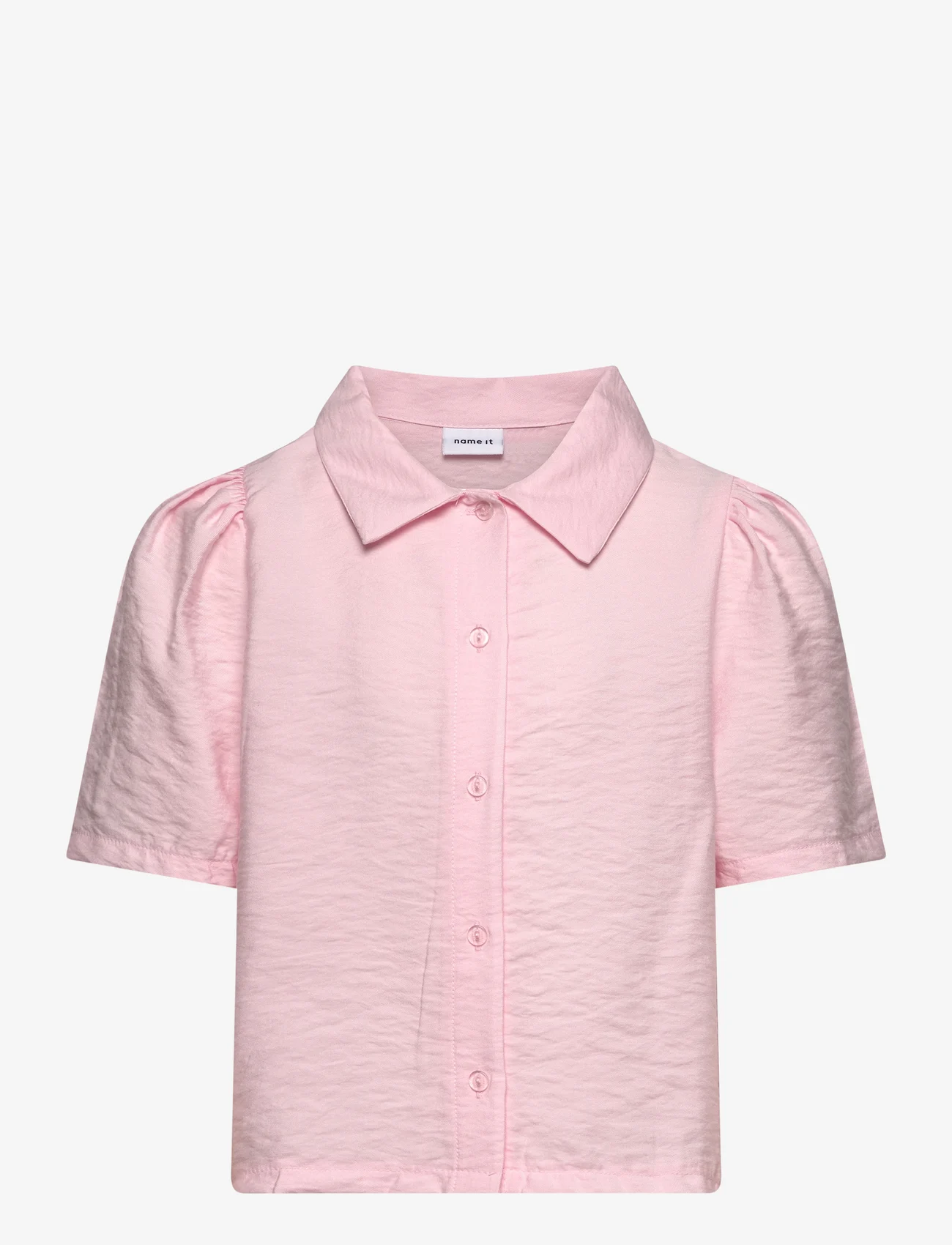 name it - NKFDUANJA SS SHIRT - kortärmade skjortor - parfait pink - 0