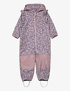 NMFALFA08 SOFTSHELL SUIT SMALL FLOWER FO - DEAUVILLE MAUVE