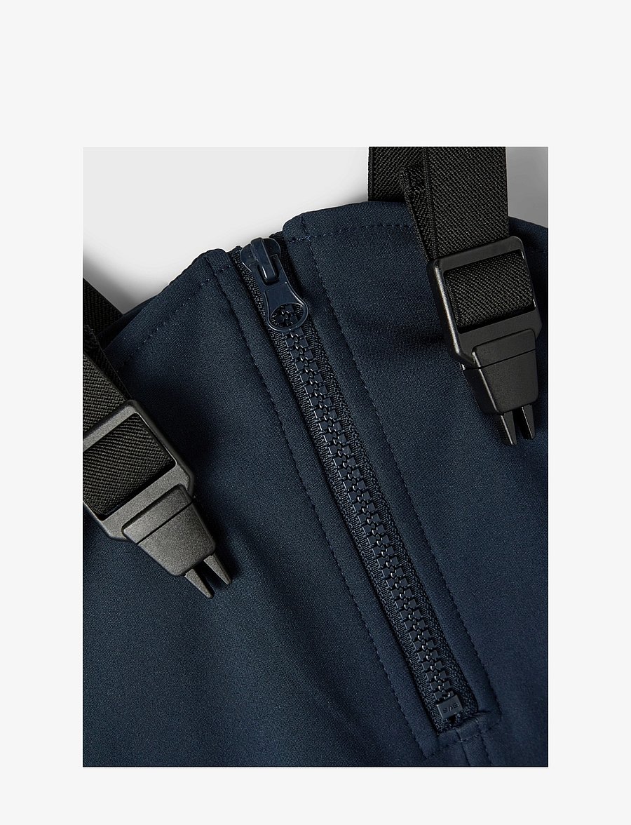 name it - NMNALFA08 SOFTSHELL BIB PANT SOLID FO - sofshell-hosen - dark sapphire - 3