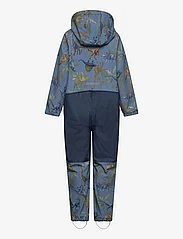 name it - NMMALFA08 SOFTSHELL SUIT AOP FO NOOS - softshell-overalls - coronet blue - 1