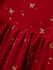 name it - NMFRIFLY LS VEL DRESS - casual jurken met lange mouwen - jester red - 2