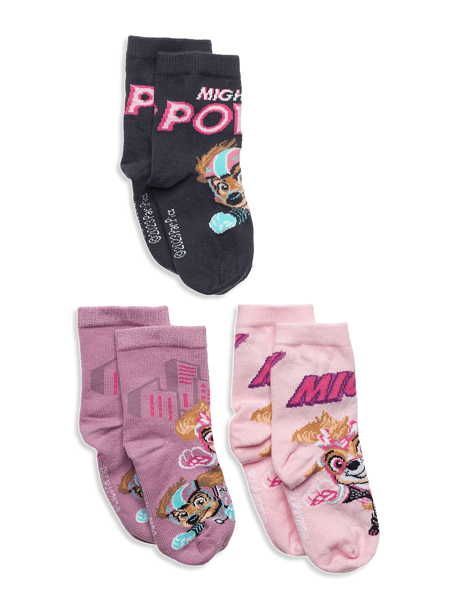 name it - NMFODASSA PAWPATROL 3P SOCK CPLG - strømper - lavender mist - 0