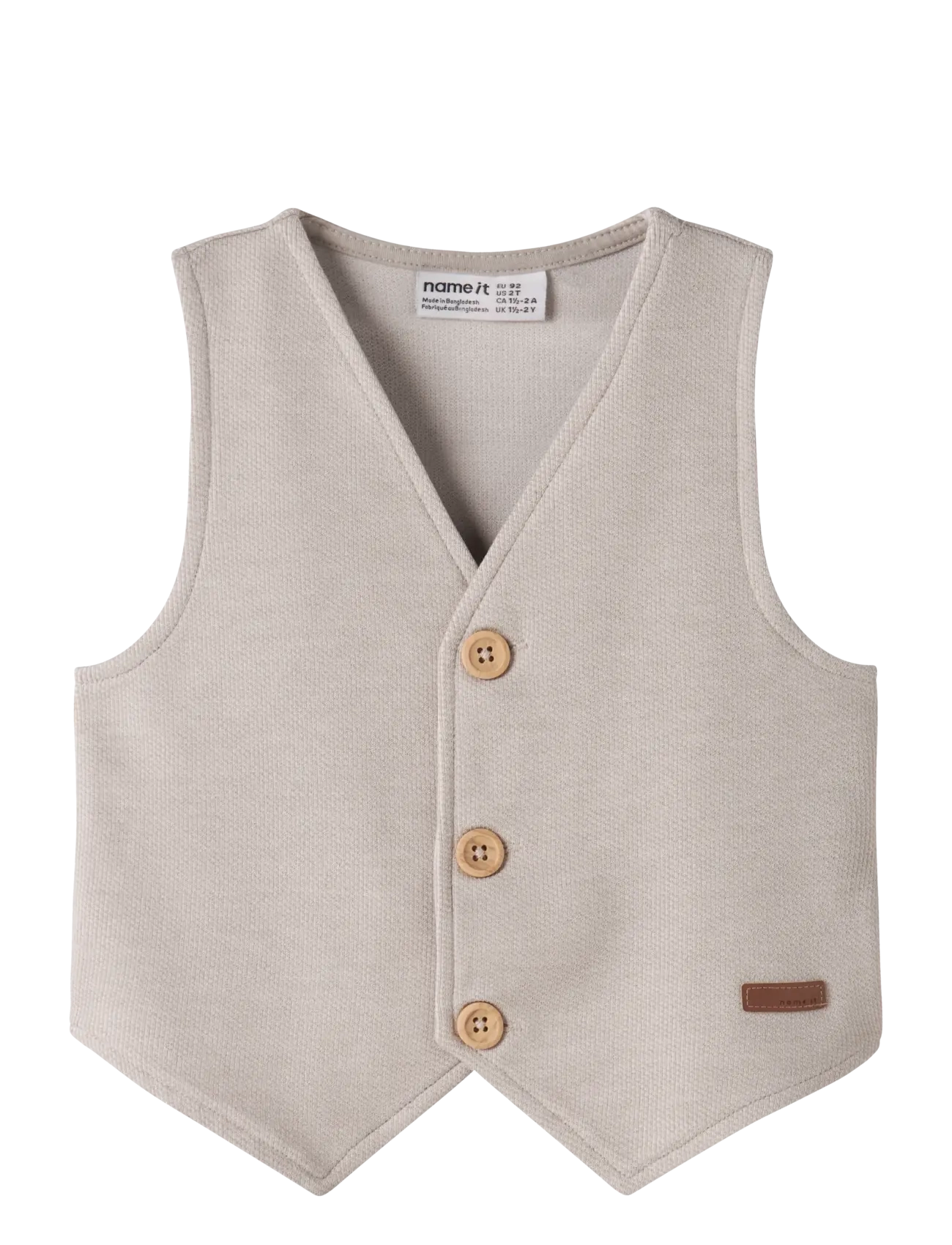 name it NMMROBINO VEST UNB - Veste - CHATEAU GRAY / grey