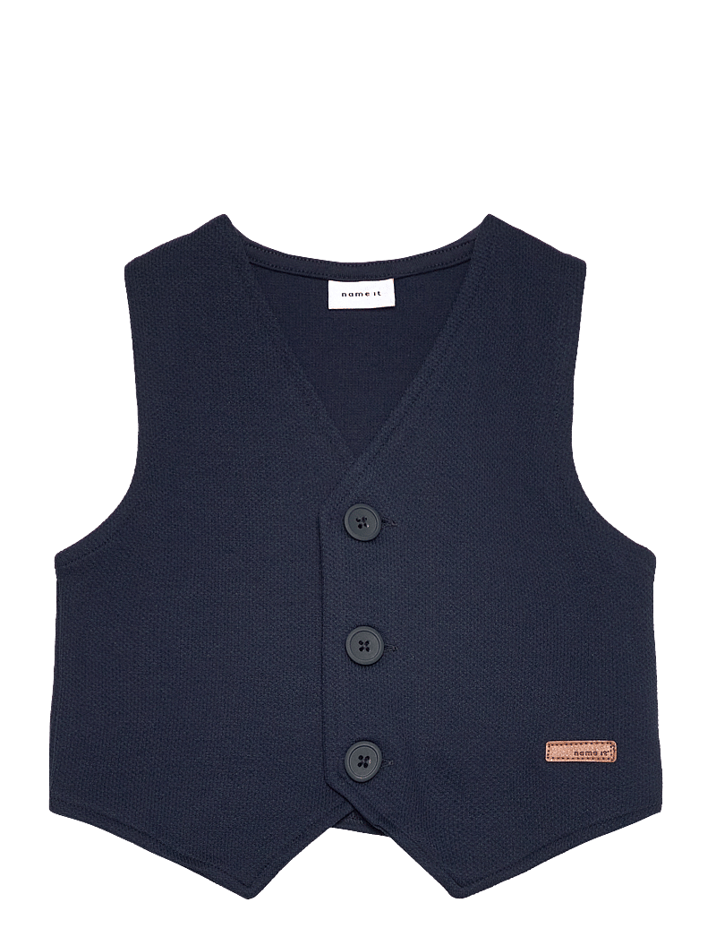 name it - NMMROBINO VEST UNB - westen - dark sapphire - 1
