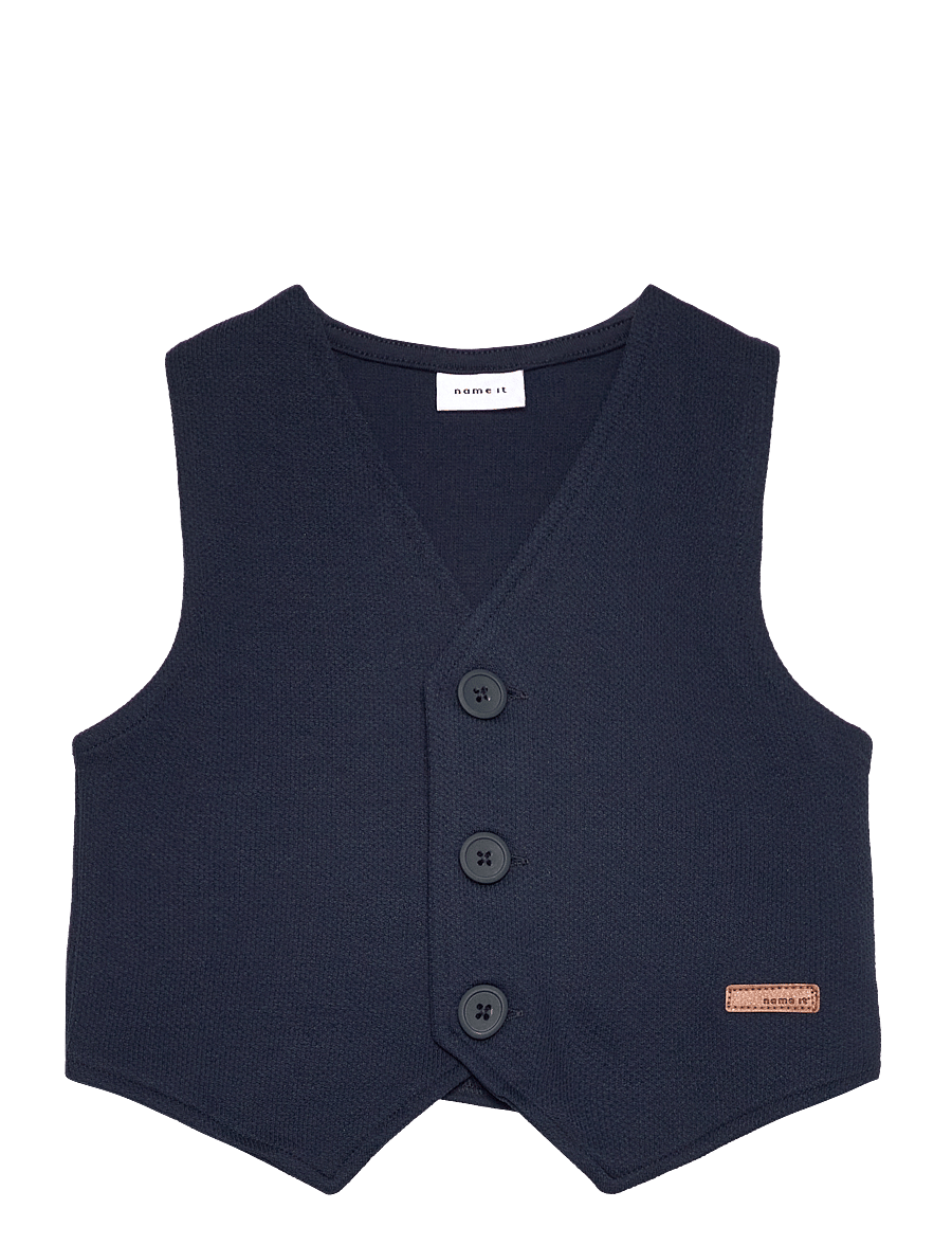 name it - NMMROBINO VEST UNB - westen - dark sapphire - 1