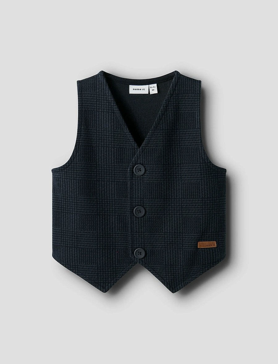 name it - NMMROBINO VEST UNB - westen - navy blazer - 0