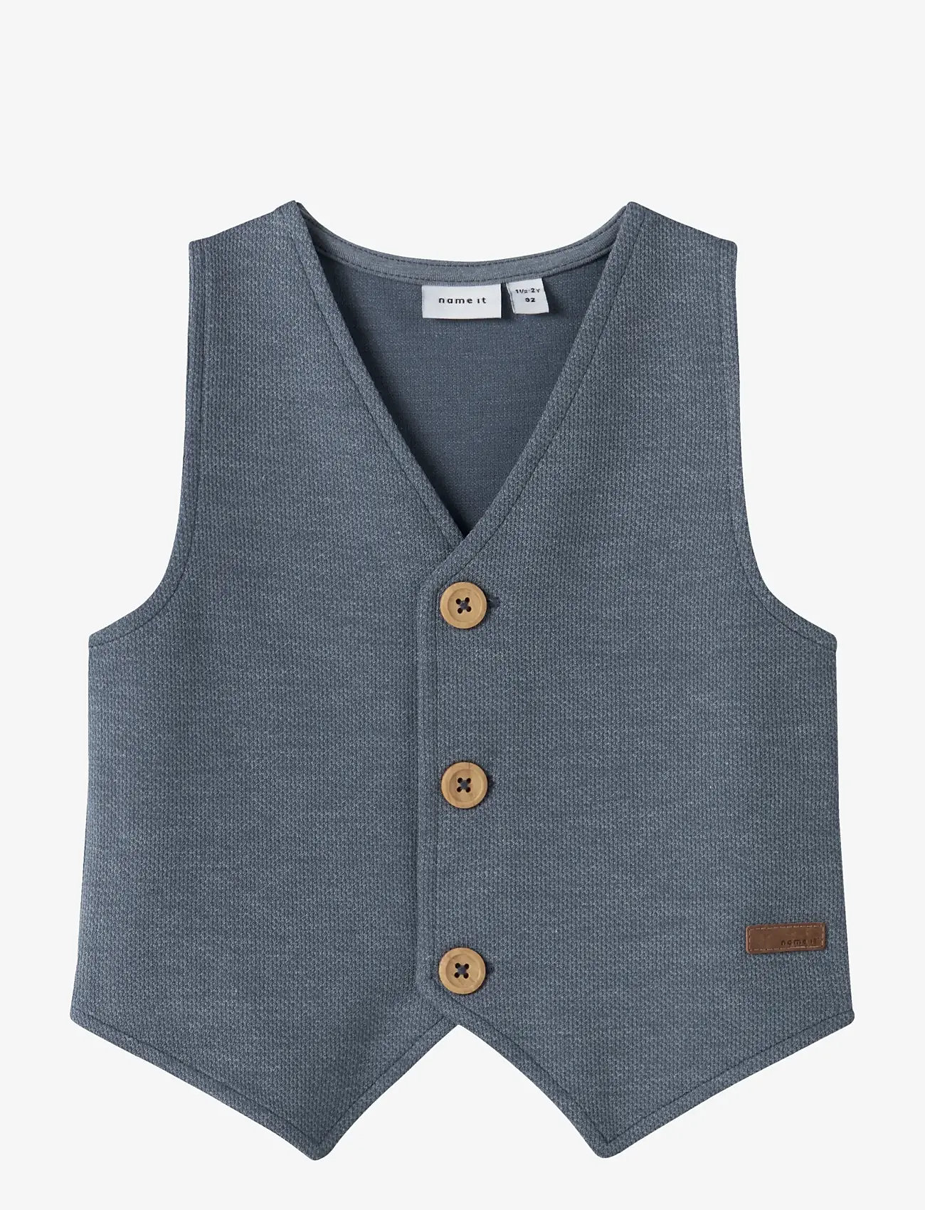 name it - NMMROBINO VEST UNB - veste - vintage indigo - 0