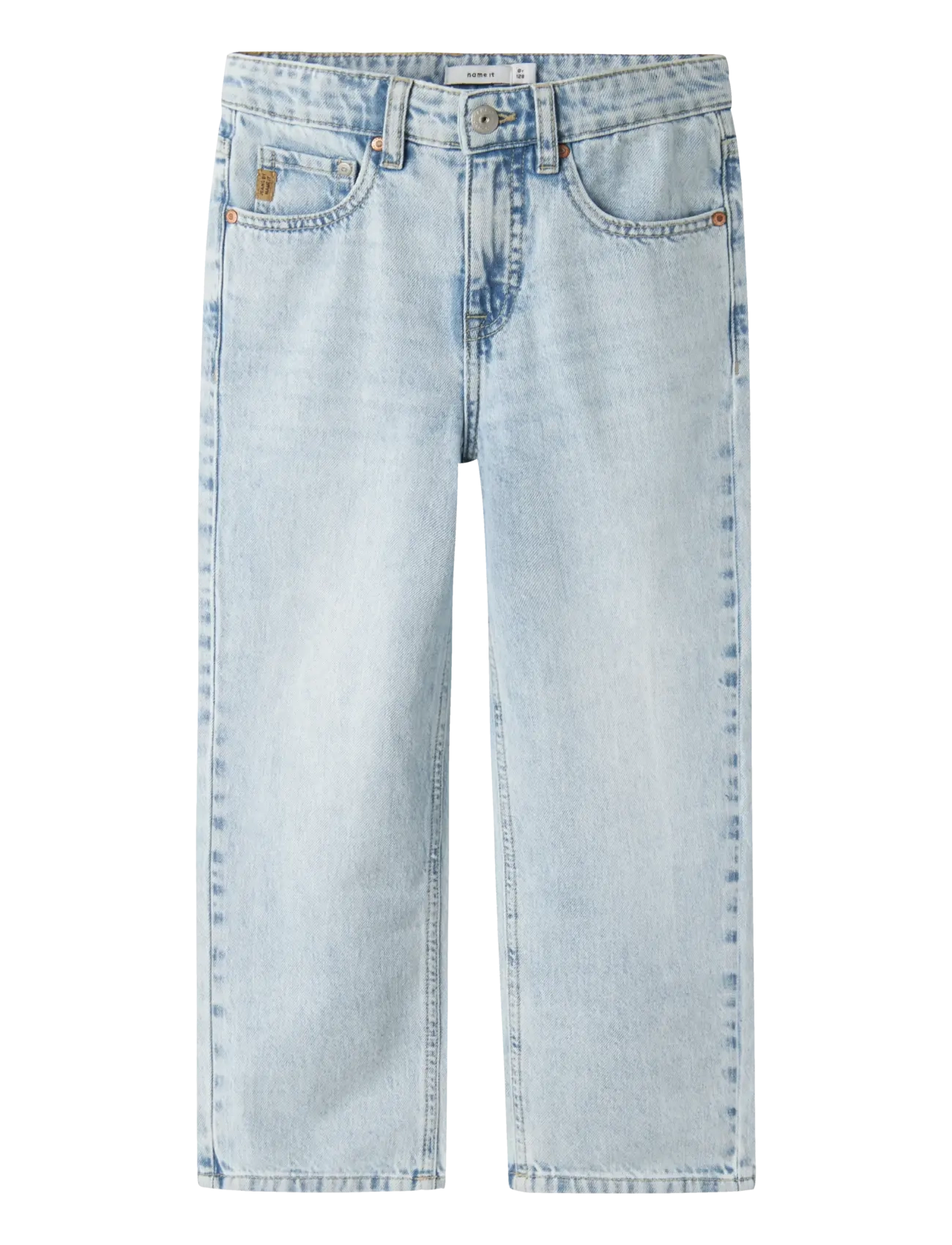 name it - NKMRYAN STRAIGHT JEANS 3418-BE NOOS - tavalised teksad - light blue denim - 0