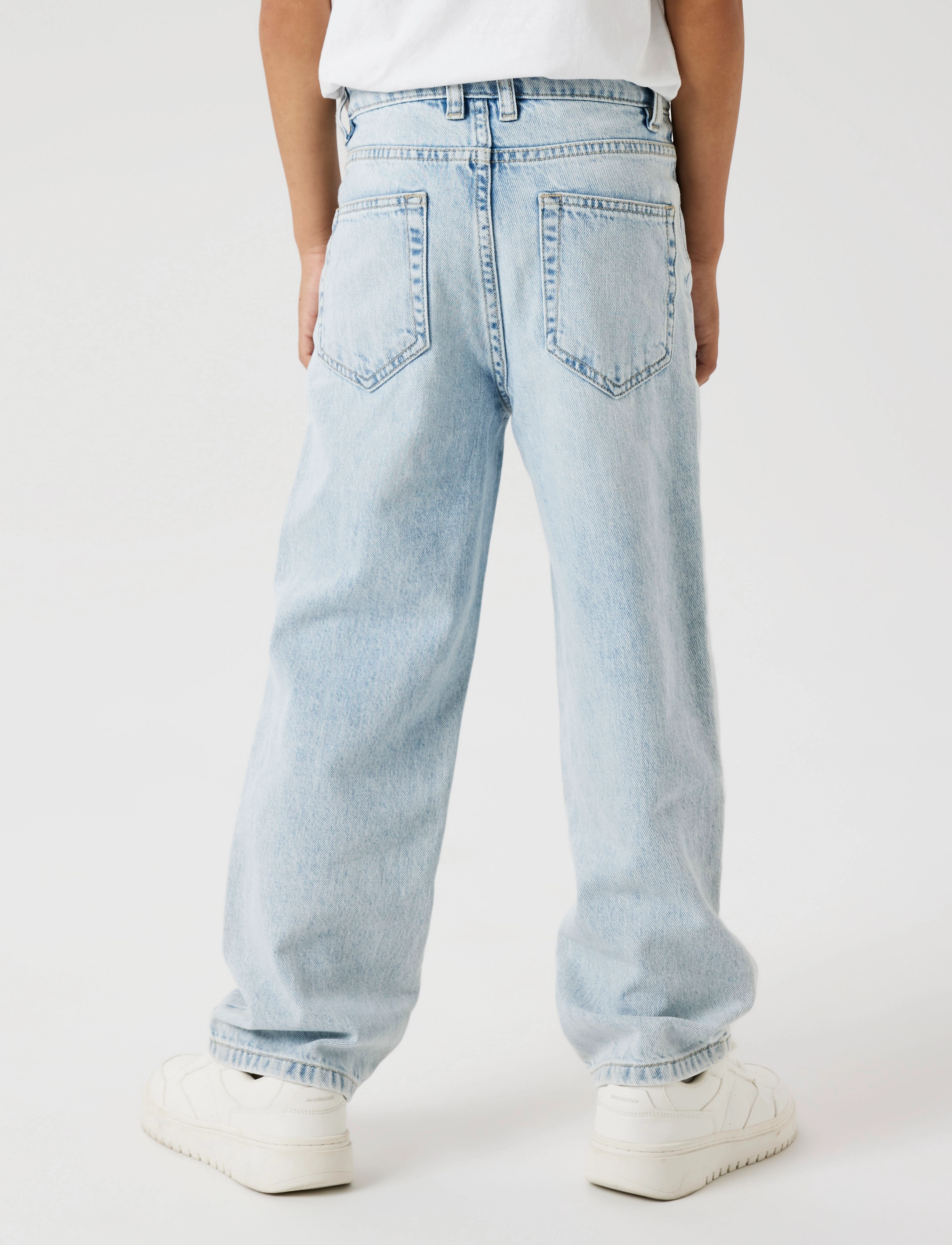 name it - NKMRYAN STRAIGHT JEANS 3418-BE NOOS - tavalised teksad - light blue denim - 3