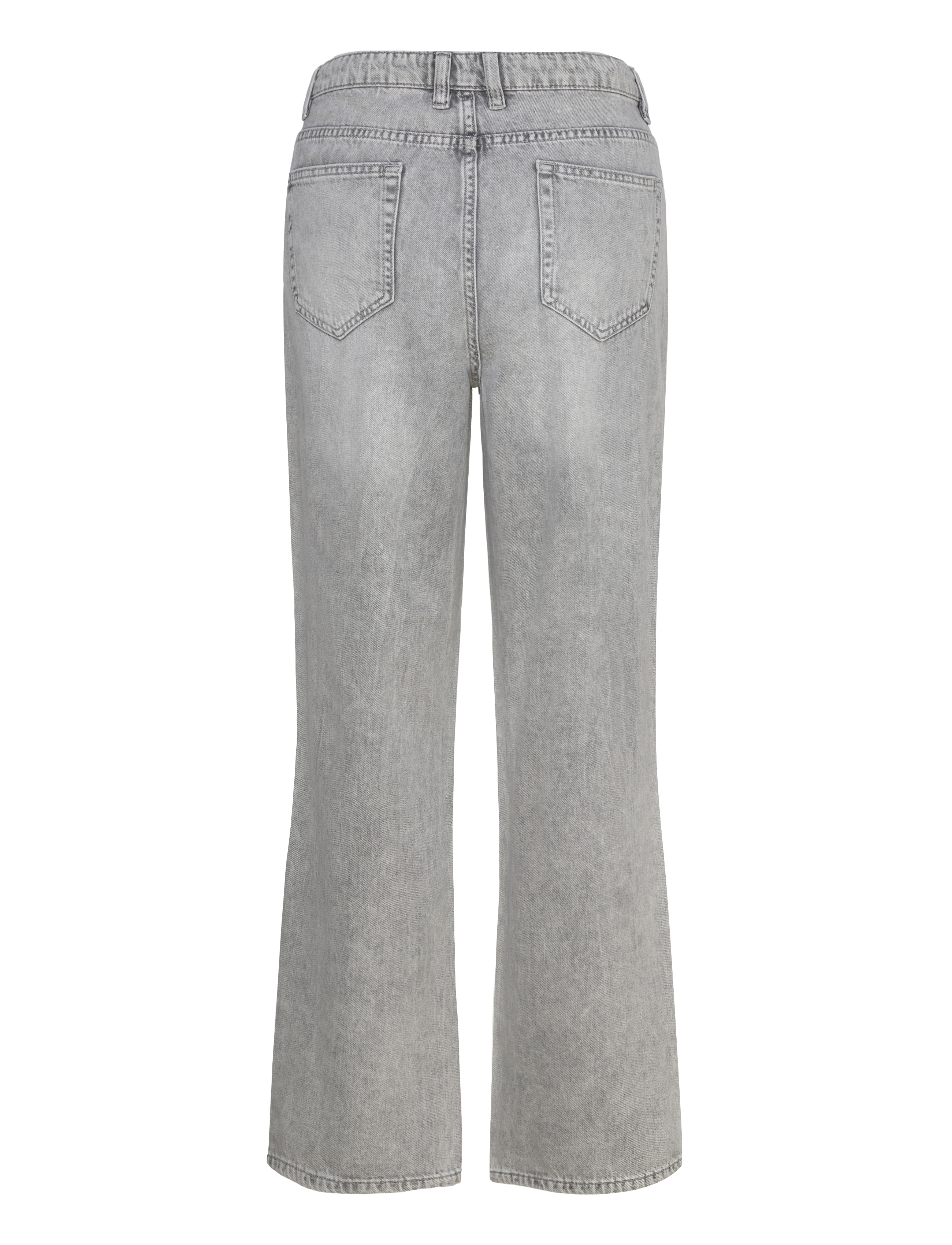 name it - NKMRYAN STRAIGHT JEANS 3418-BE NOOS - tavalised teksad - light grey denim - 1