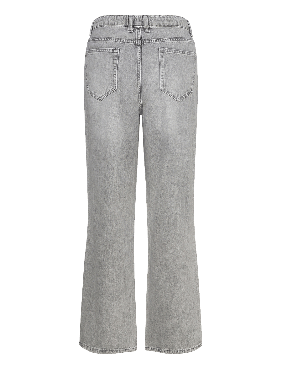 name it - NKMRYAN STRAIGHT JEANS 3418-BE NOOS - tavalised teksad - light grey denim - 1