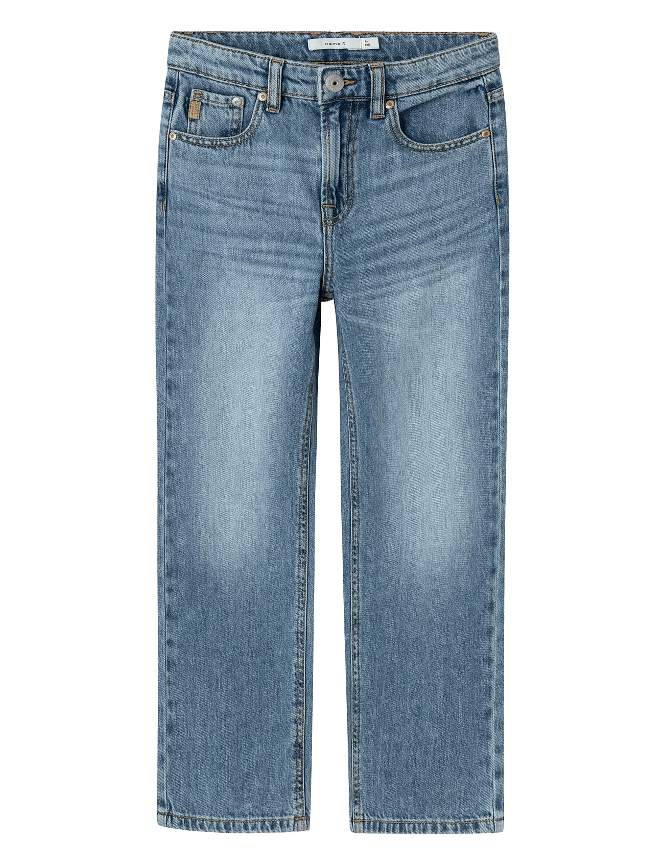 Medium Blue Denim Ryan Straight Jeans Noos str. 146