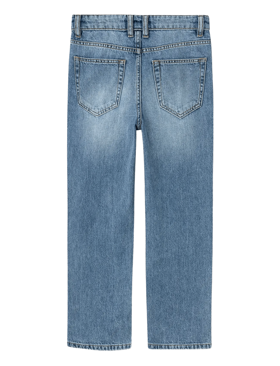 name it - NKMRYAN STRAIGHT JEANS 3418-BE NOOS - gallabuxur - medium blue denim - 2