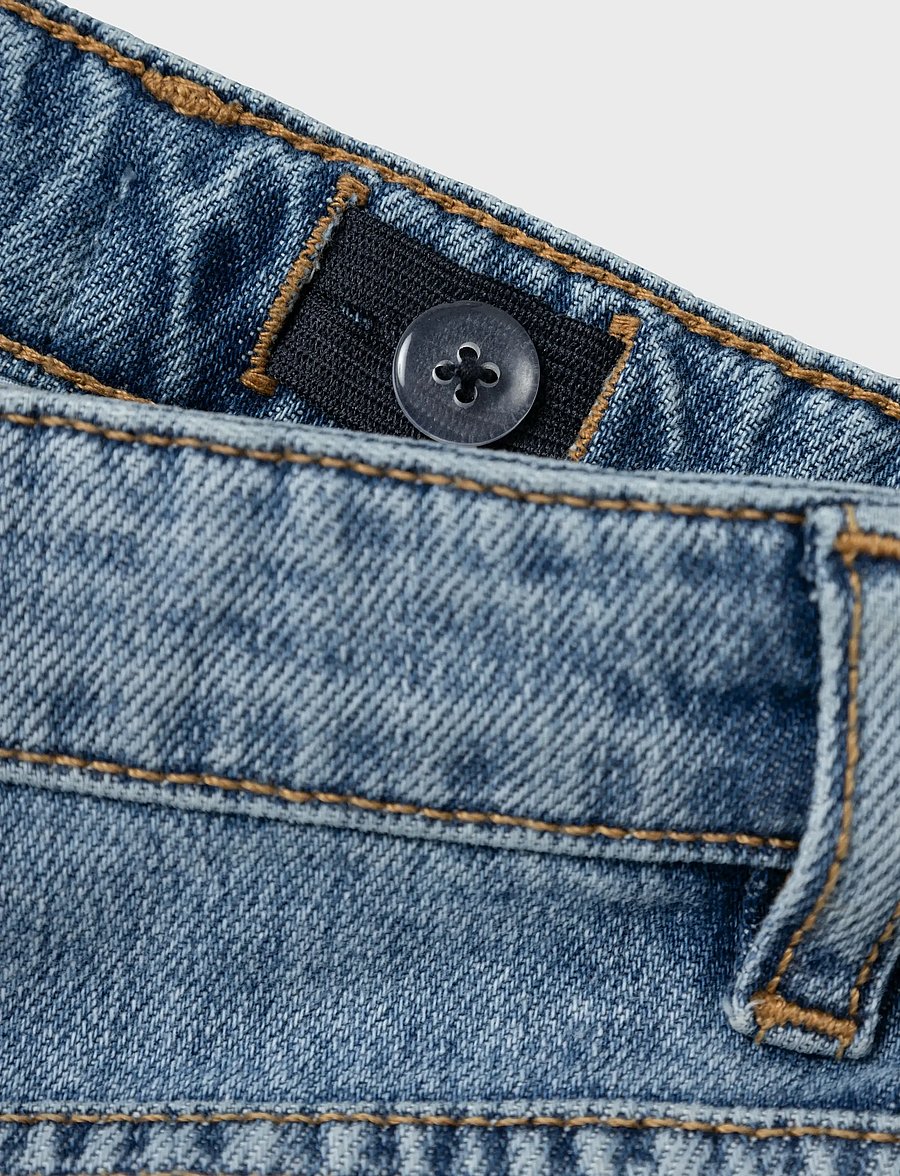 name it - NKMRYAN STRAIGHT JEANS 3418-BE NOOS - gallabuxur - medium blue denim - 5