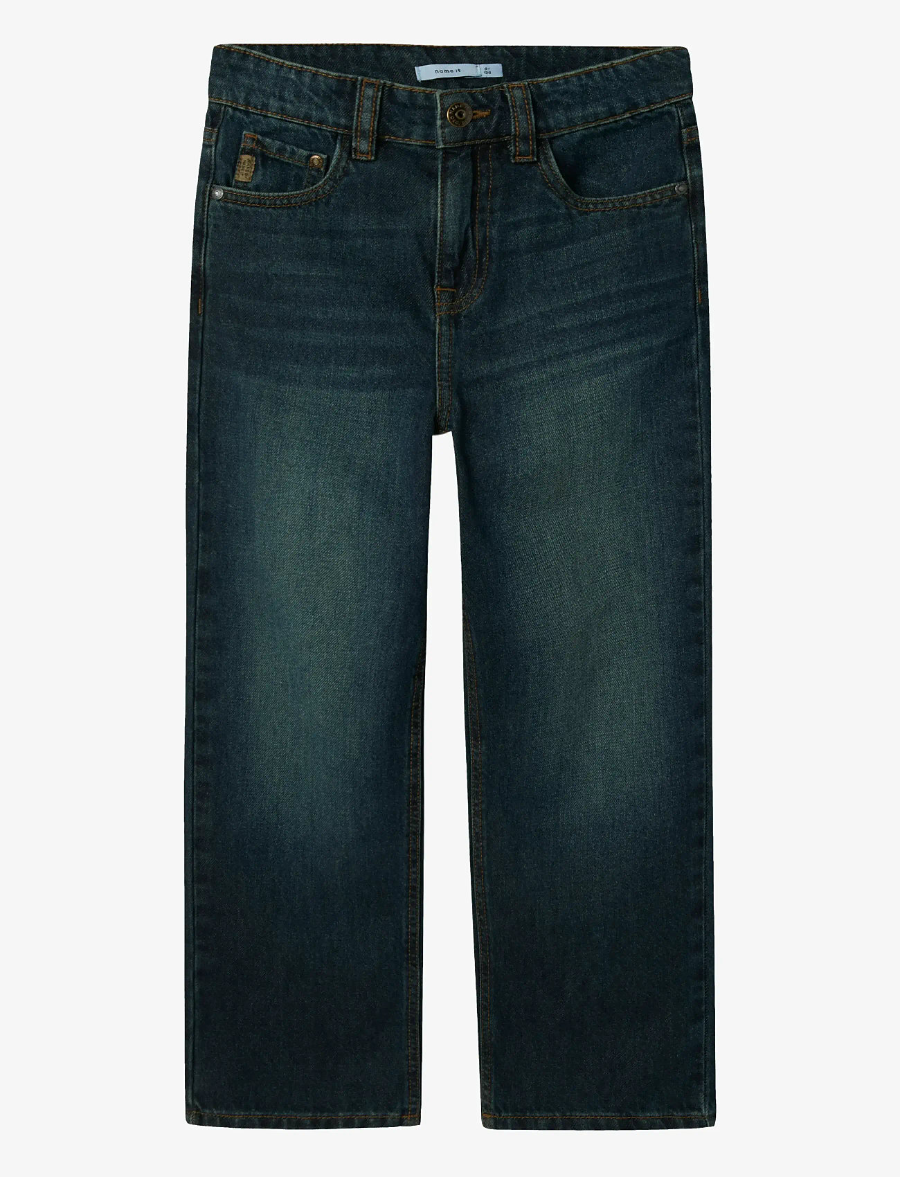 name it - NKMRYAN STRAIGHT JEANS 3418-BE NOOS - regular jeans - vintage dark blue denim - 1