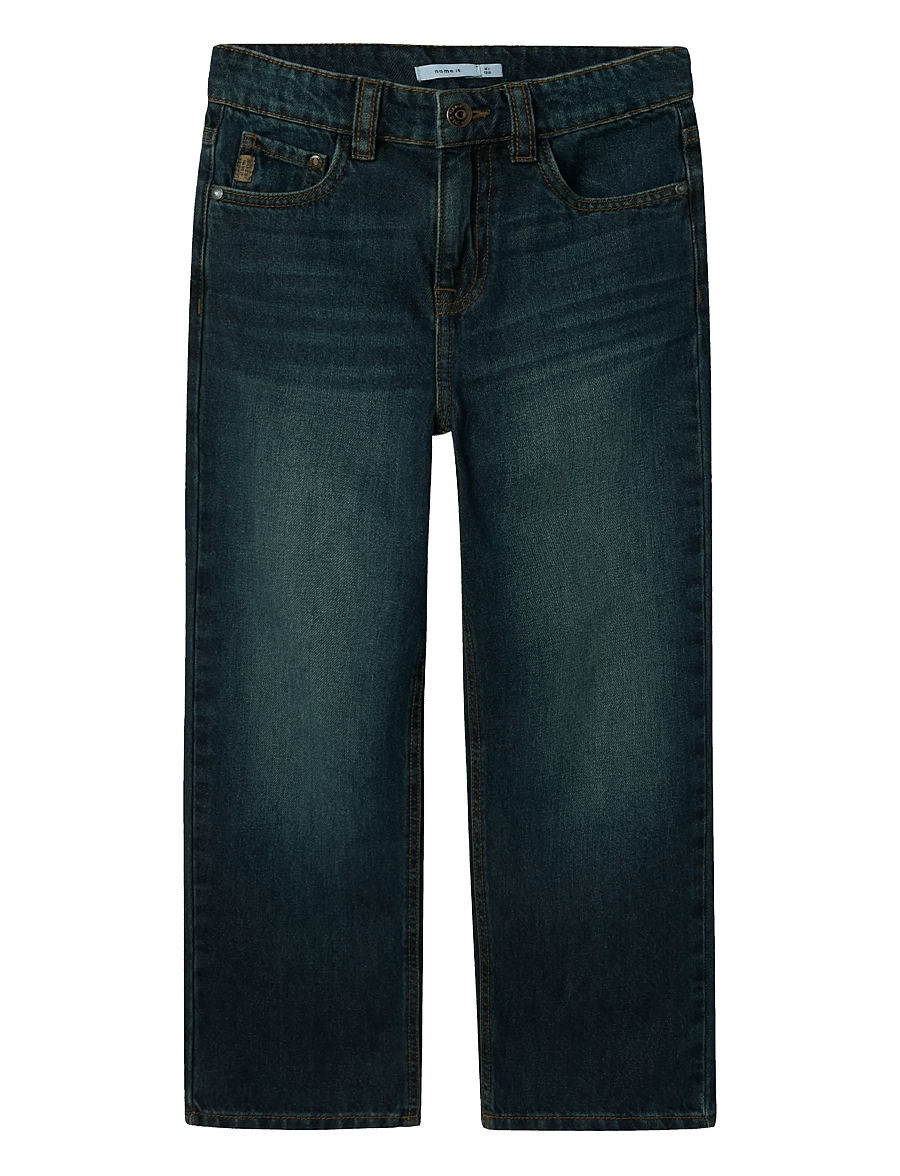 name it - NKMRYAN STRAIGHT JEANS 3418-BE NOOS - regular jeans - vintage dark blue denim - 1