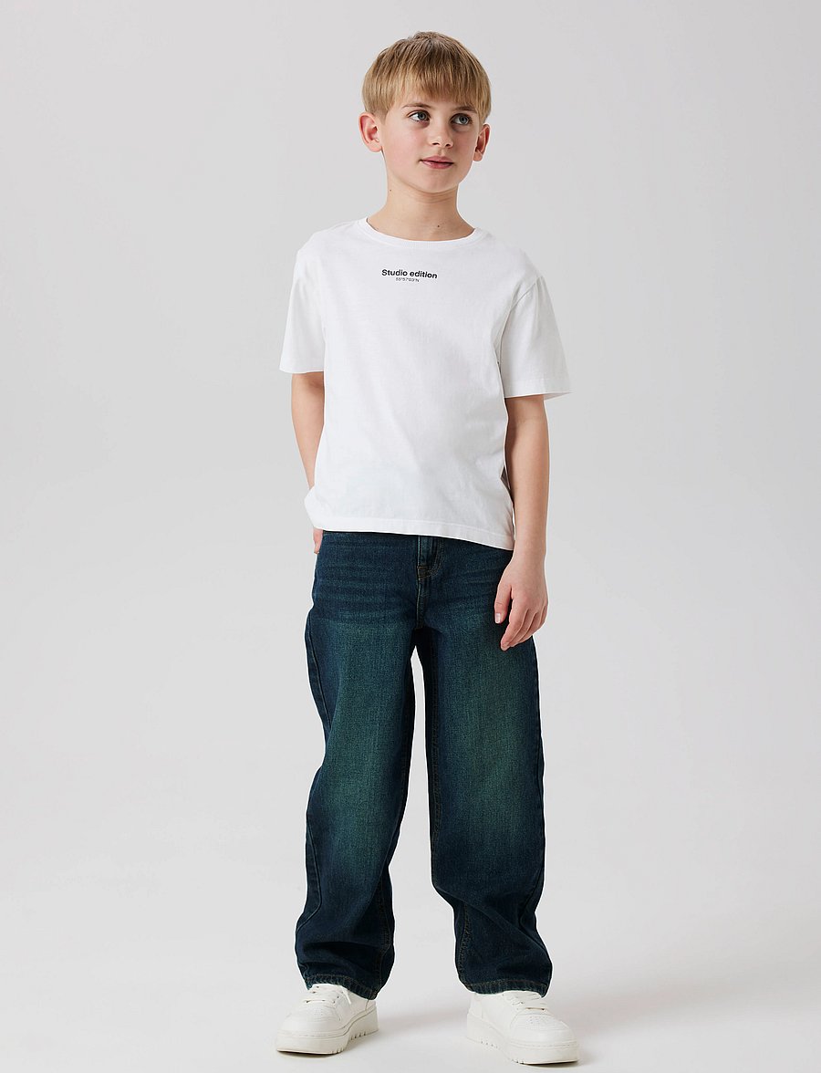name it - NKMRYAN STRAIGHT JEANS 3418-BE NOOS - regular jeans - vintage dark blue denim - 5