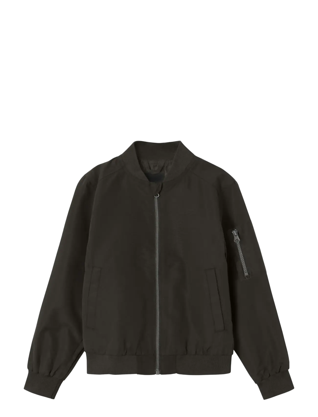 name it Nknmonster Bomber Jacket Noos, 122, Black, Jakker & Frakker > Bomber, Børn