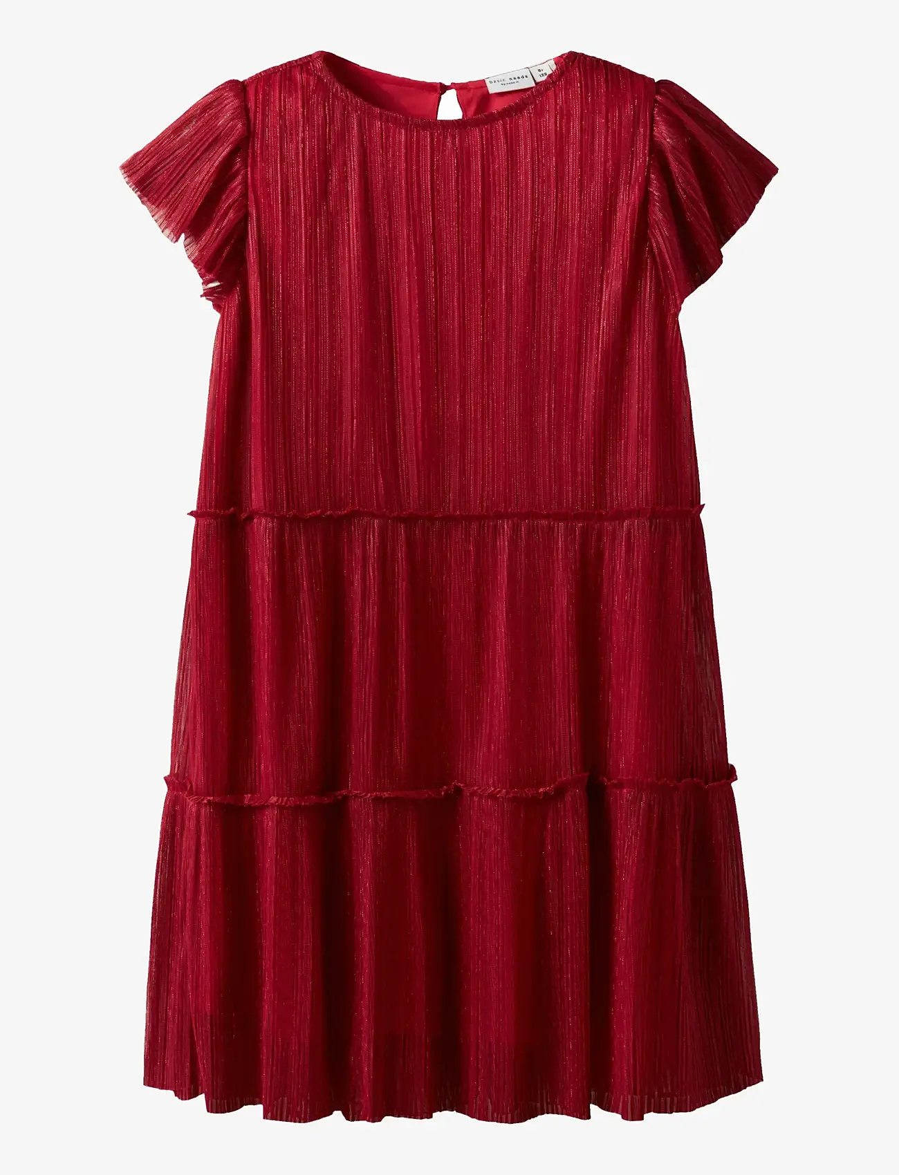 name it - NKFVIVIUN CAPSL DRESS - festklänningar - jester red - 0