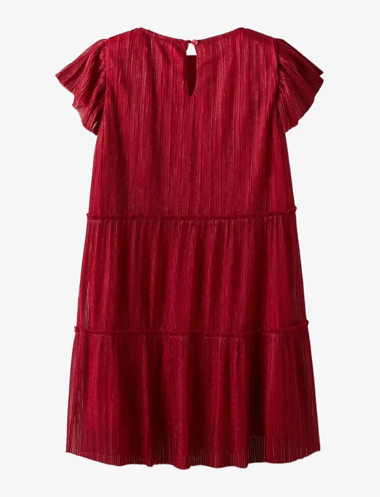 name it - NKFVIVIUN CAPSL DRESS - festklänningar - jester red - 1