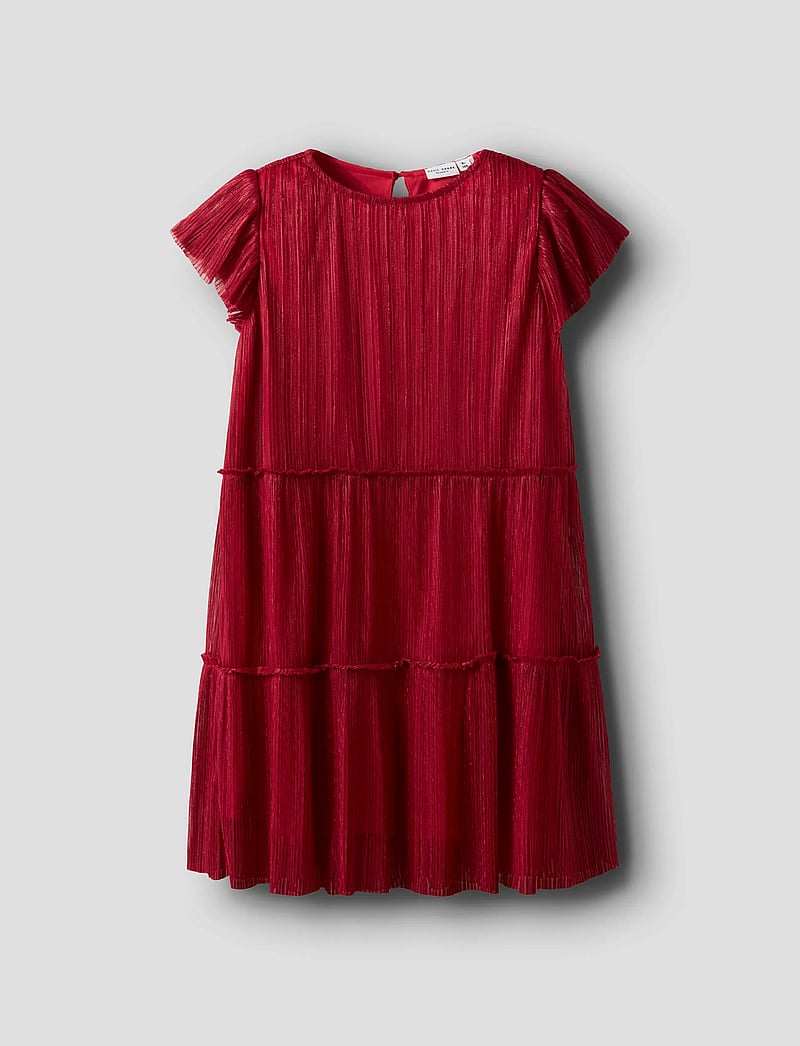 name it - NKFVIVIUN CAPSL DRESS - partykleider - jester red - 0