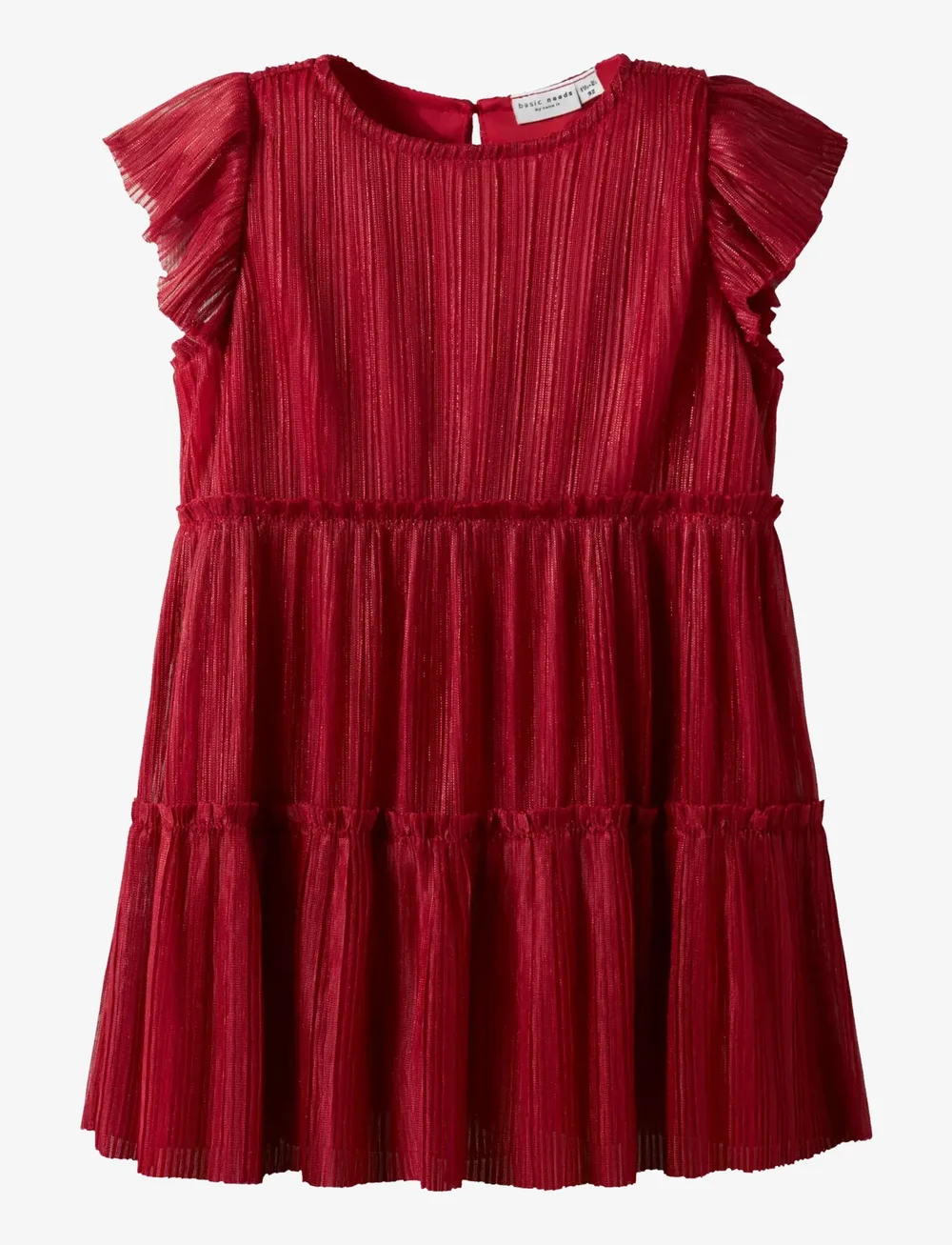 name it - NMFVIVIUN CAPSL DRESS - partykleider - jester red - 0