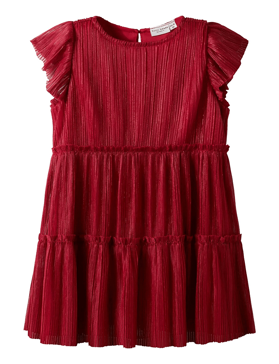 name it - NMFVIVIUN CAPSL DRESS - vakarinės suknelės - jester red - 1