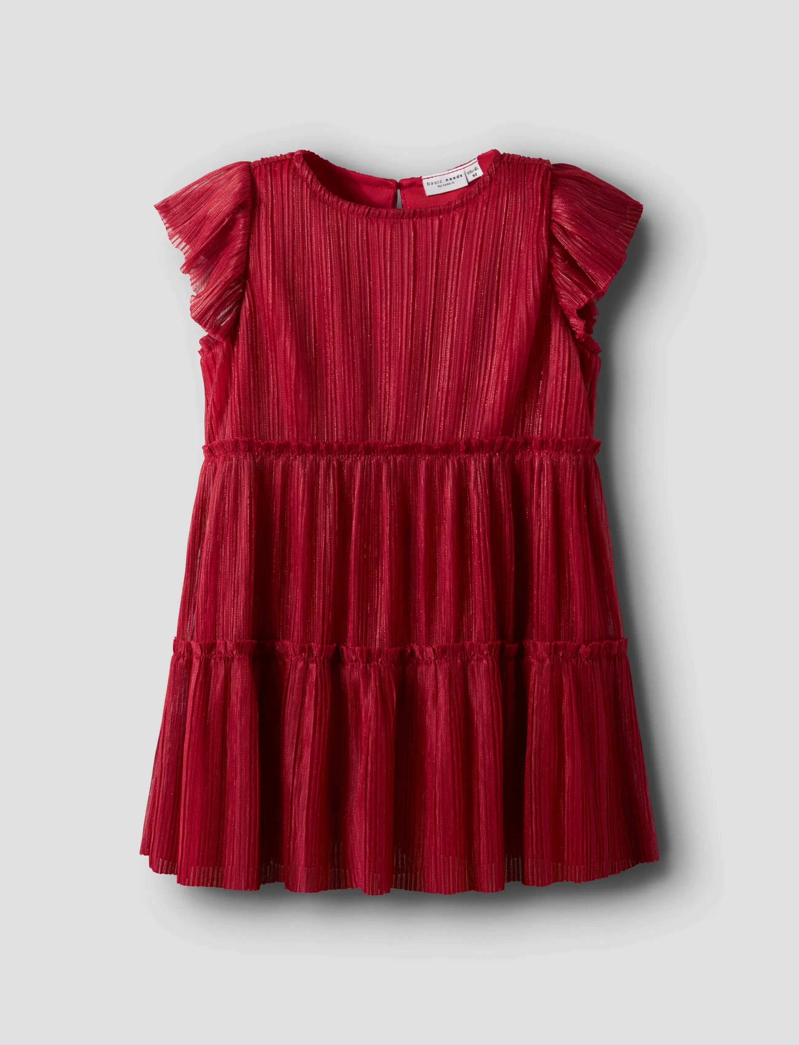 name it NMFVIVIUN CAPSL DRESS - Festkjoler - JESTER RED / red