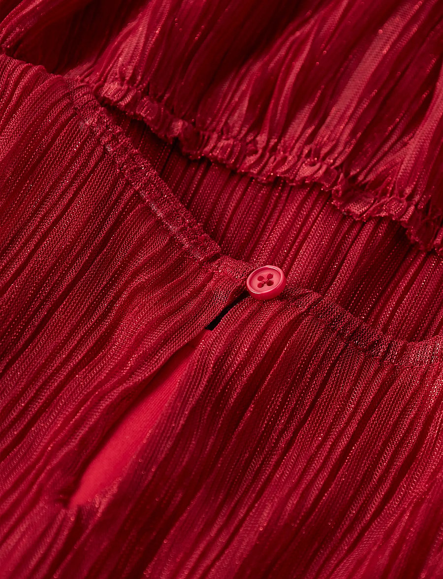 name it - NMFVIVIUN CAPSL DRESS - vakarinės suknelės - jester red - 4