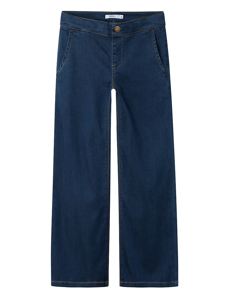 name it - NKFSALLI WIDE JEANS 8293-TO NOOS - hosen mit weitem bein - denim blue - 1