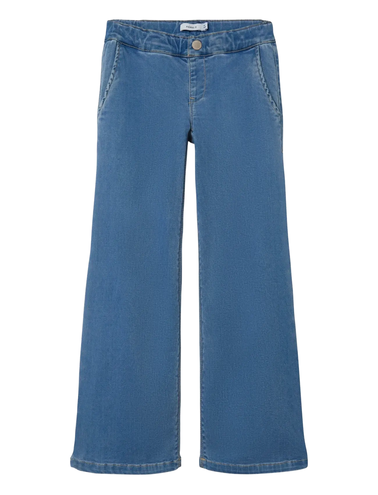 Light Blue Denim Salli Wide Jeans Noos str. 122