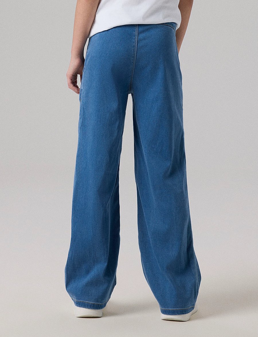 name it - NKFSALLI WIDE JEANS 8293-TO NOOS - laiad teksad - light blue denim - 3