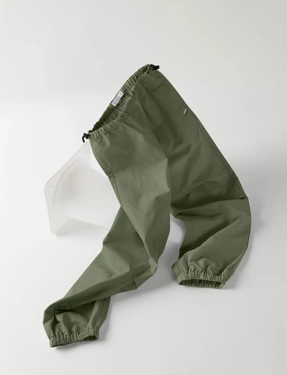 name it - NKFBELLA HW PARA TWI PANT 5299-XP - shop efter alder - deep lichen green - 4