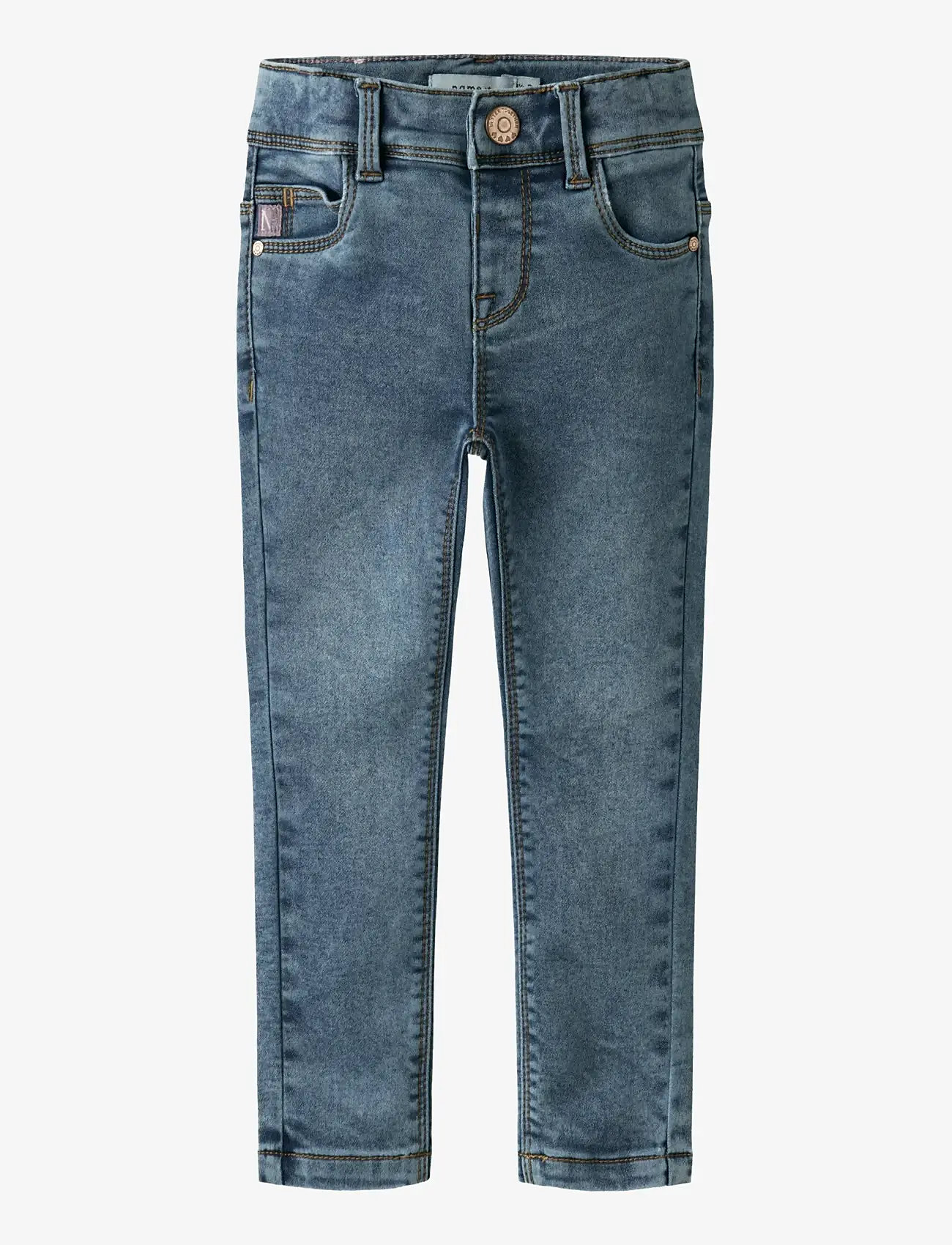 name it - NMFPOLLY SKINNY JEANS 1842-TH NOOS - skinny jeans - dark blue denim - 1