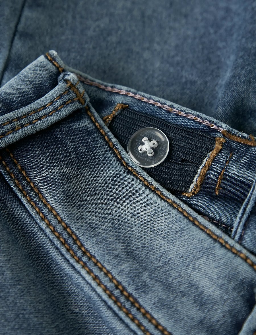 name it - NMFPOLLY SKINNY JEANS 1842-TH NOOS - jeans skinny - dark blue denim - 4