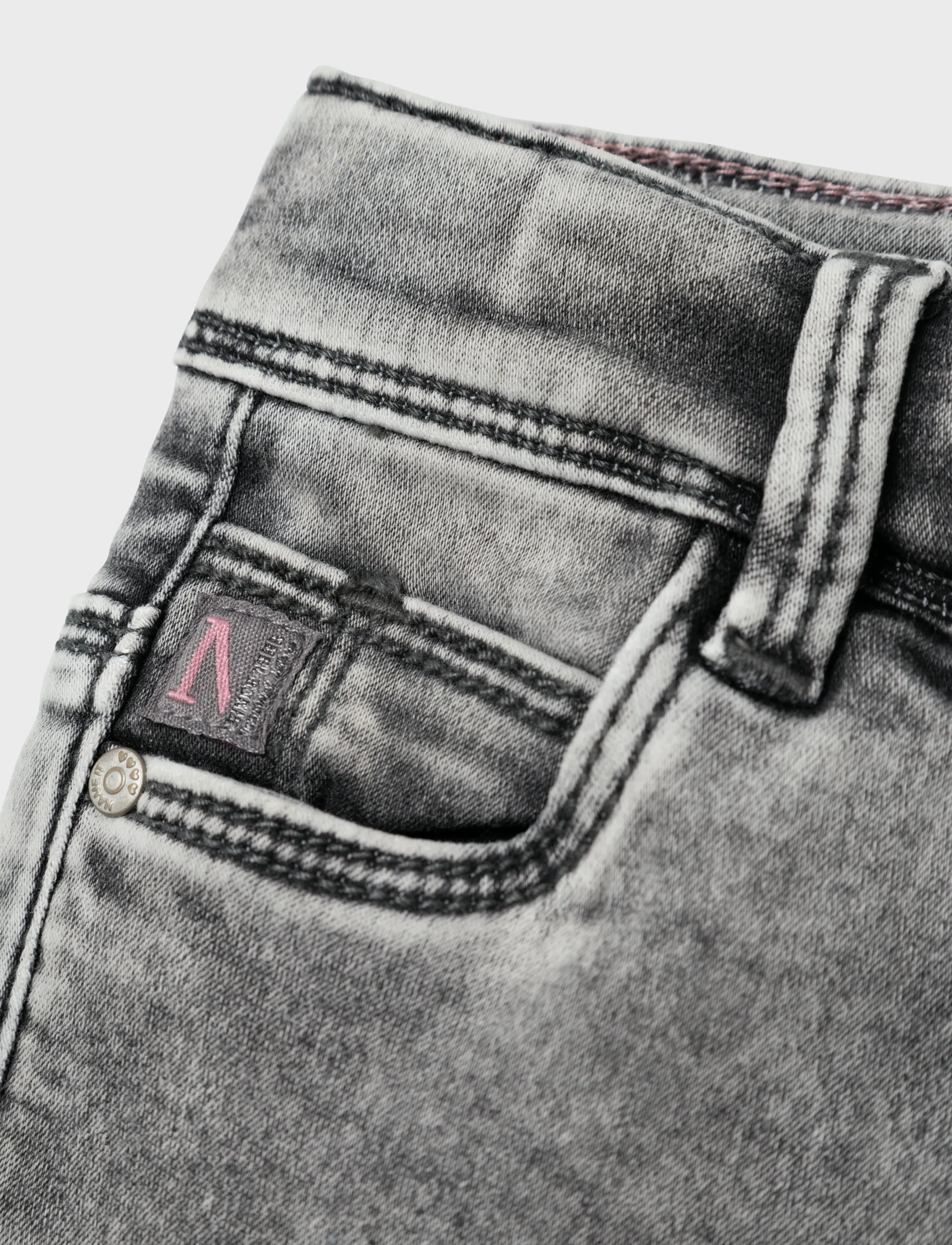 name it - NMFPOLLY SKINNY JEANS 1842-TH NOOS - siaurėjantys džinsai - light grey denim - 4
