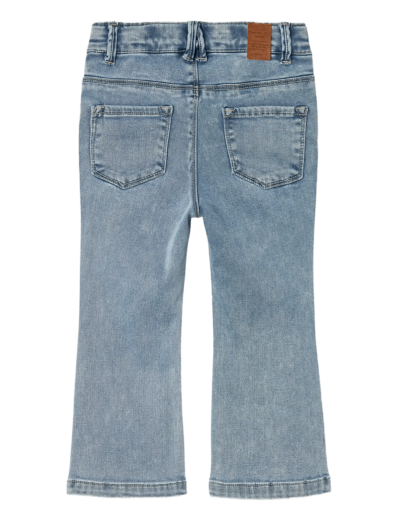 name it - NMFSALLI BOOTCUT JEANS 8292-TO NOOS - platėjantys džinsai - light blue bleached denim - 2