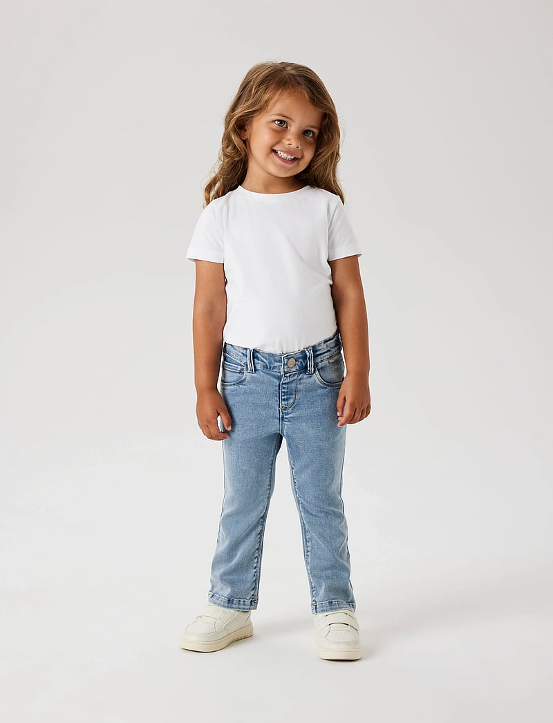 name it - NMFSALLI BOOTCUT JEANS 8292-TO NOOS - platėjantys džinsai - light blue bleached denim - 0