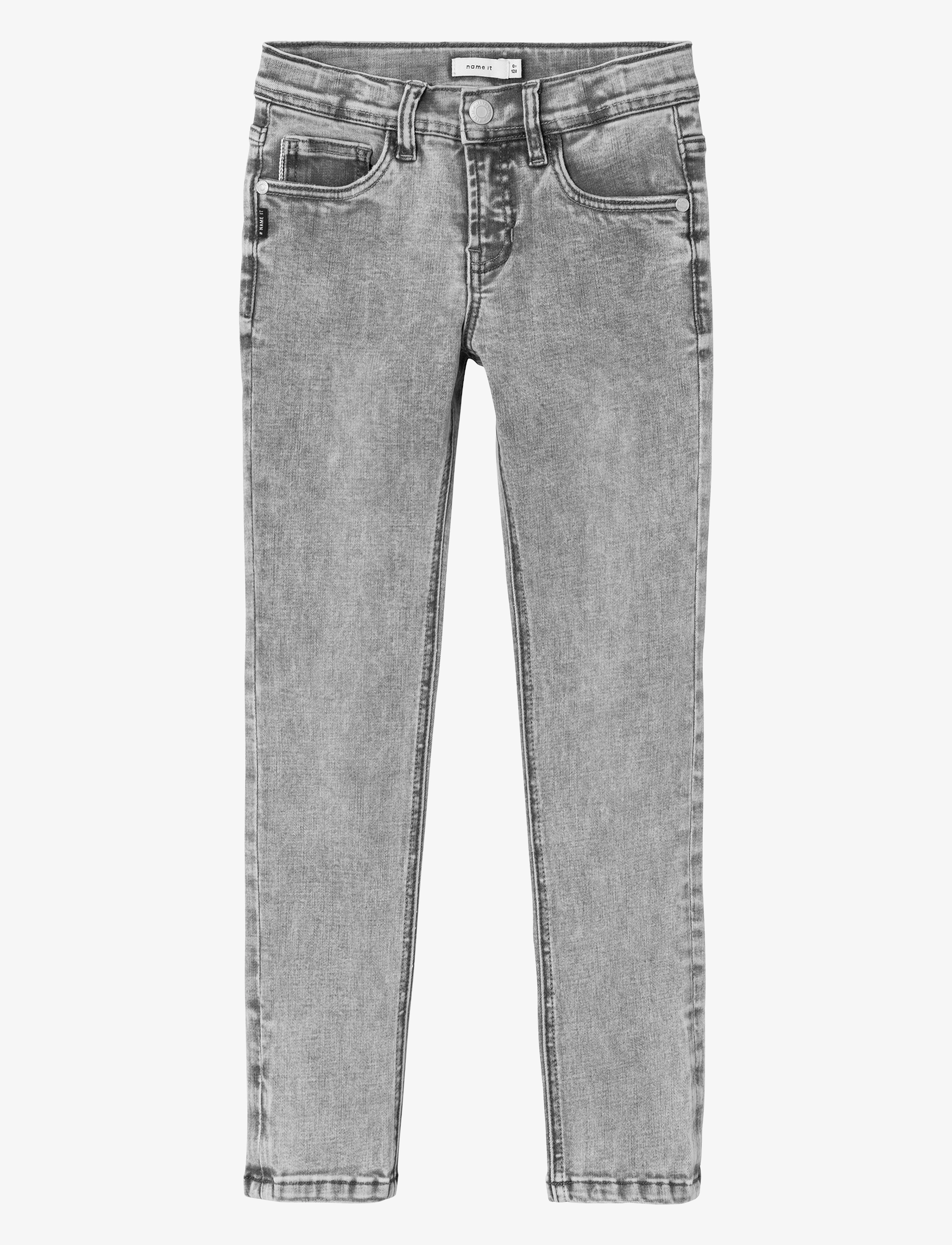 name it NKMSILAS XSLIM JEANS 4487-GT NOOS - Jeans - LIGHT GREY DENIM / grey